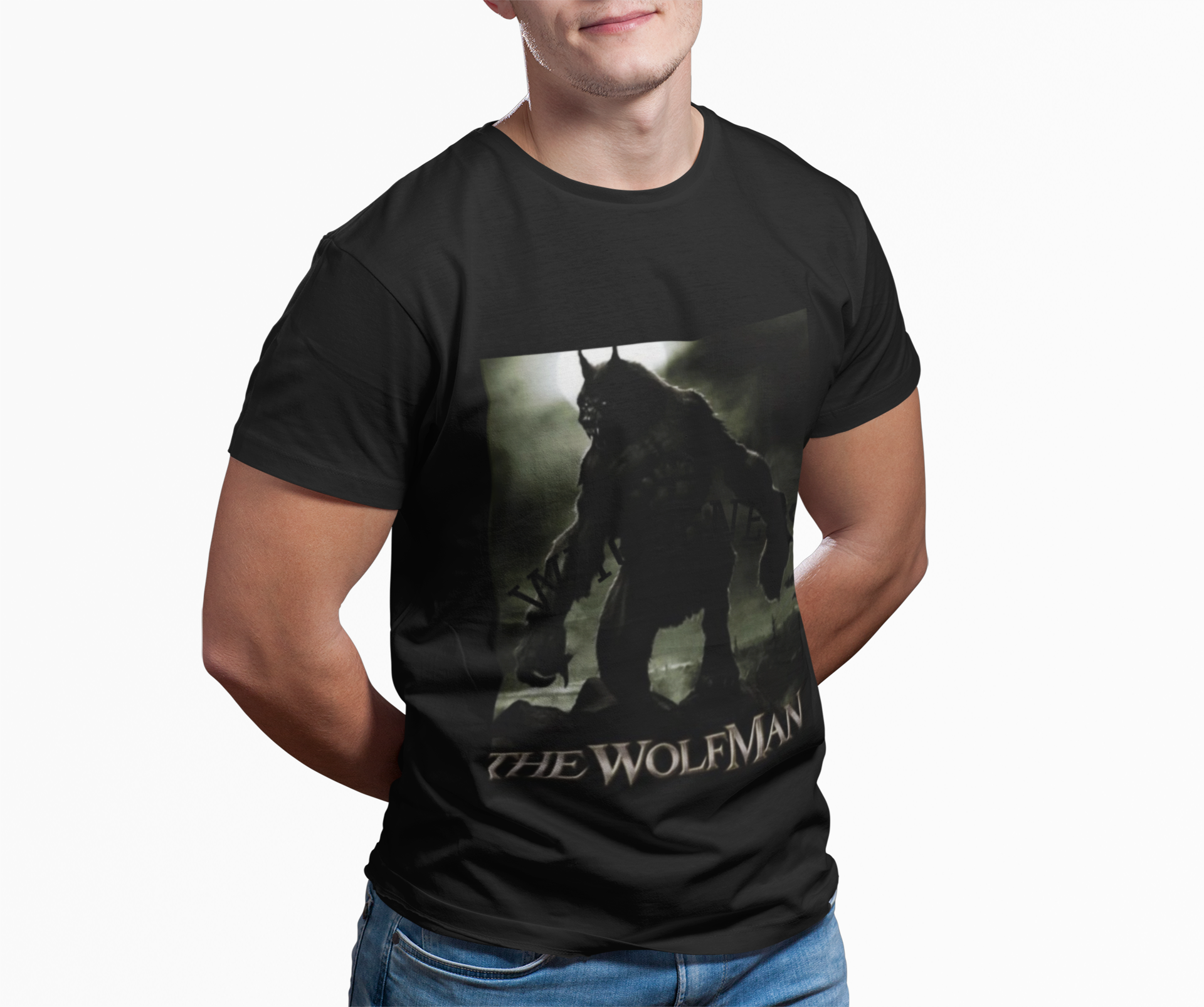 Wolfman Graphic Unisex T-Shirt - Vintage Horror Tee & Spooky Halloween Apparel for Monster Lovers product thumbnail image Wolfman Graphic Unisex T-Shirt - Vintage Horror Tee & Spooky Halloween Apparel for Monster Lovers product thumbnail image