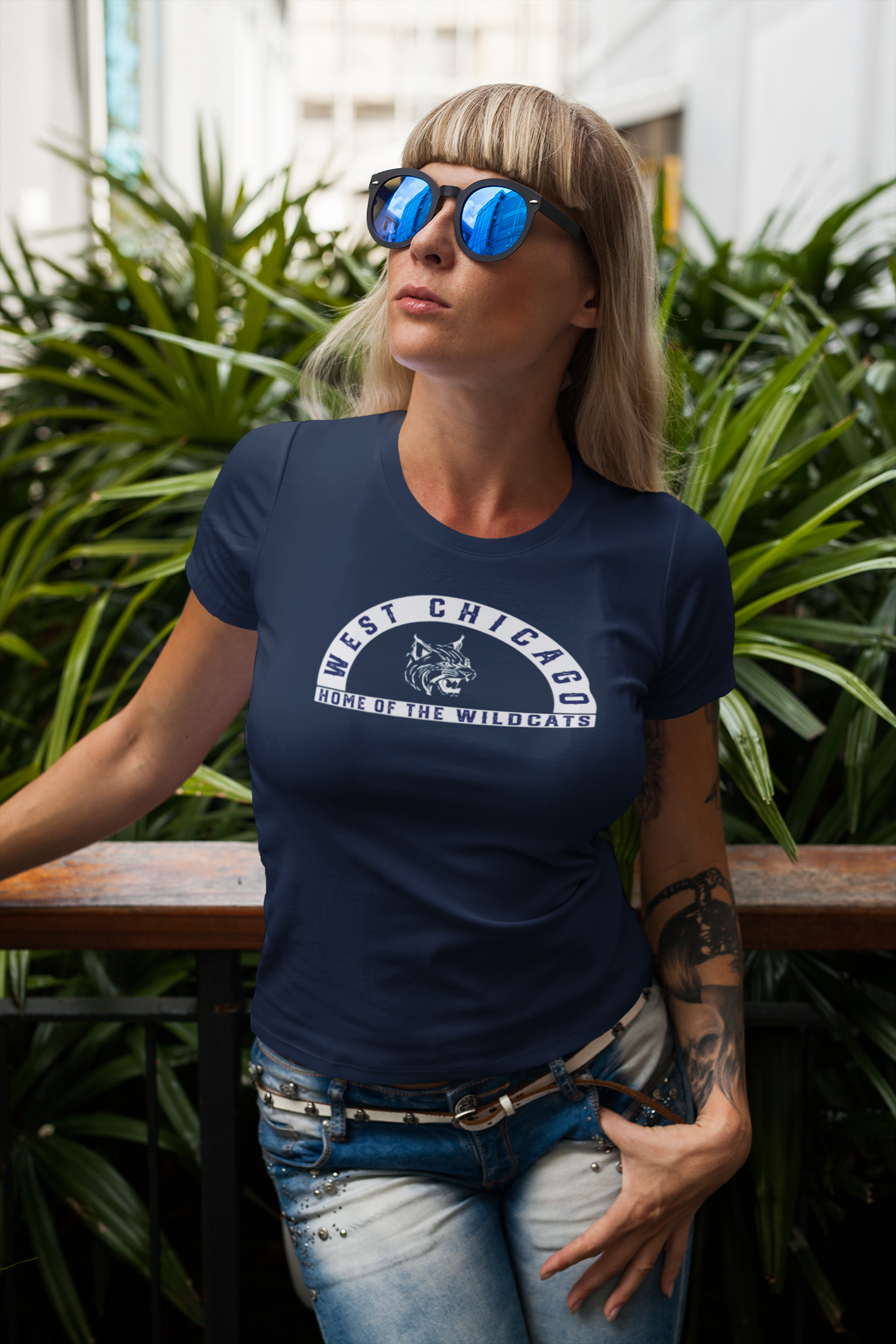 West Chicago Wildcats Lightweight Fashion Tee, College Apparel, Sports Fan Shirt, Vintage Style Tee, Gift for Alumni product thumbnail image West Chicago Wildcats Lightweight Fashion Tee, College Apparel, Sports Fan Shirt, Vintage Style Tee, Gift for Alumni product thumbnail image
