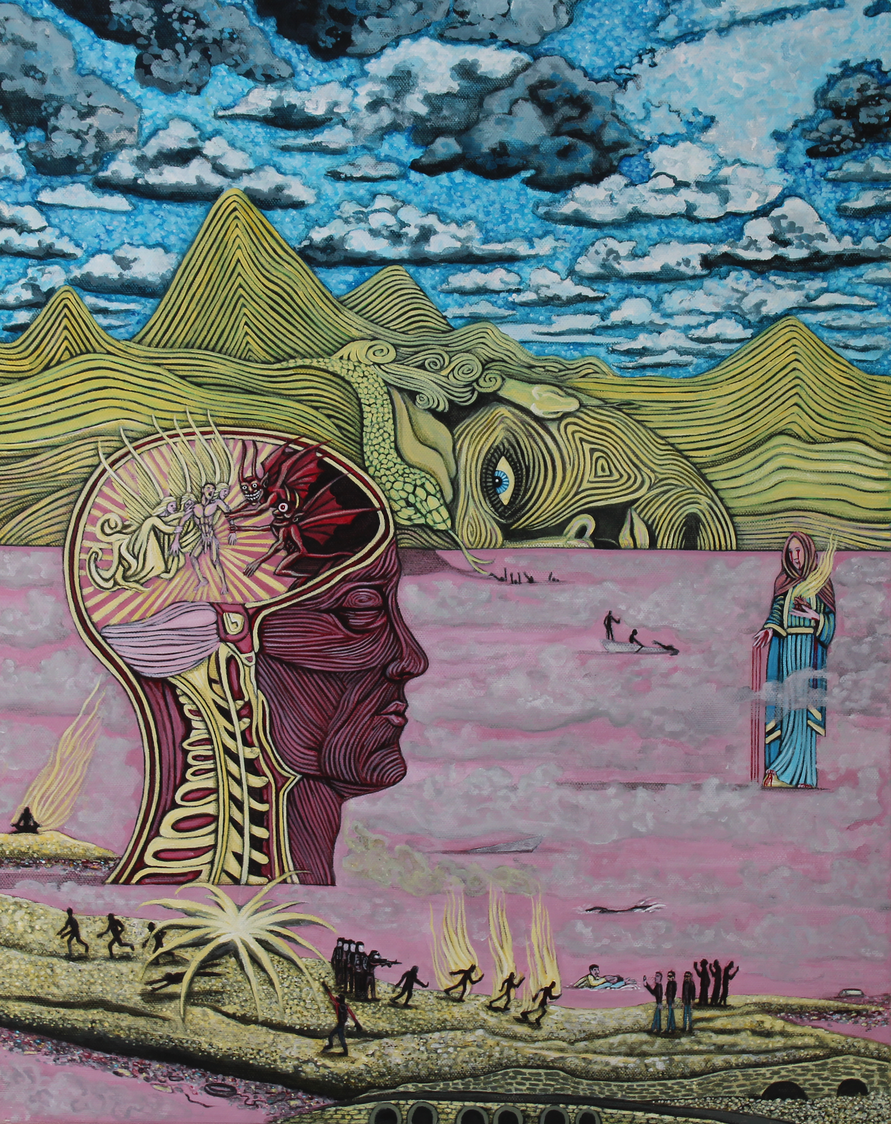  The Reactionary Man  Matte Canvas, Stretched, 1.25"