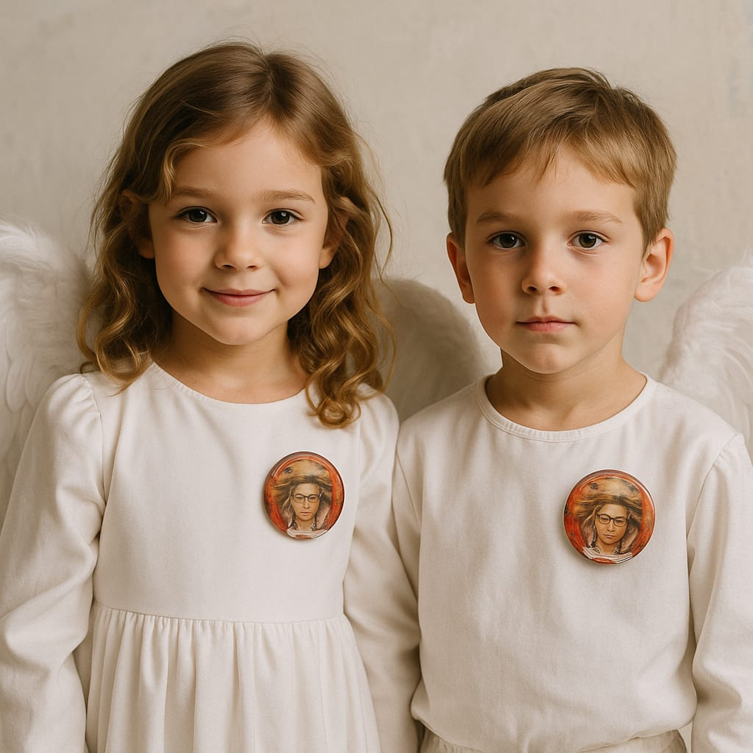 The Grumpy Angel Custom Art Pin product thumbnail image The Grumpy Angel Custom Art Pin product thumbnail image