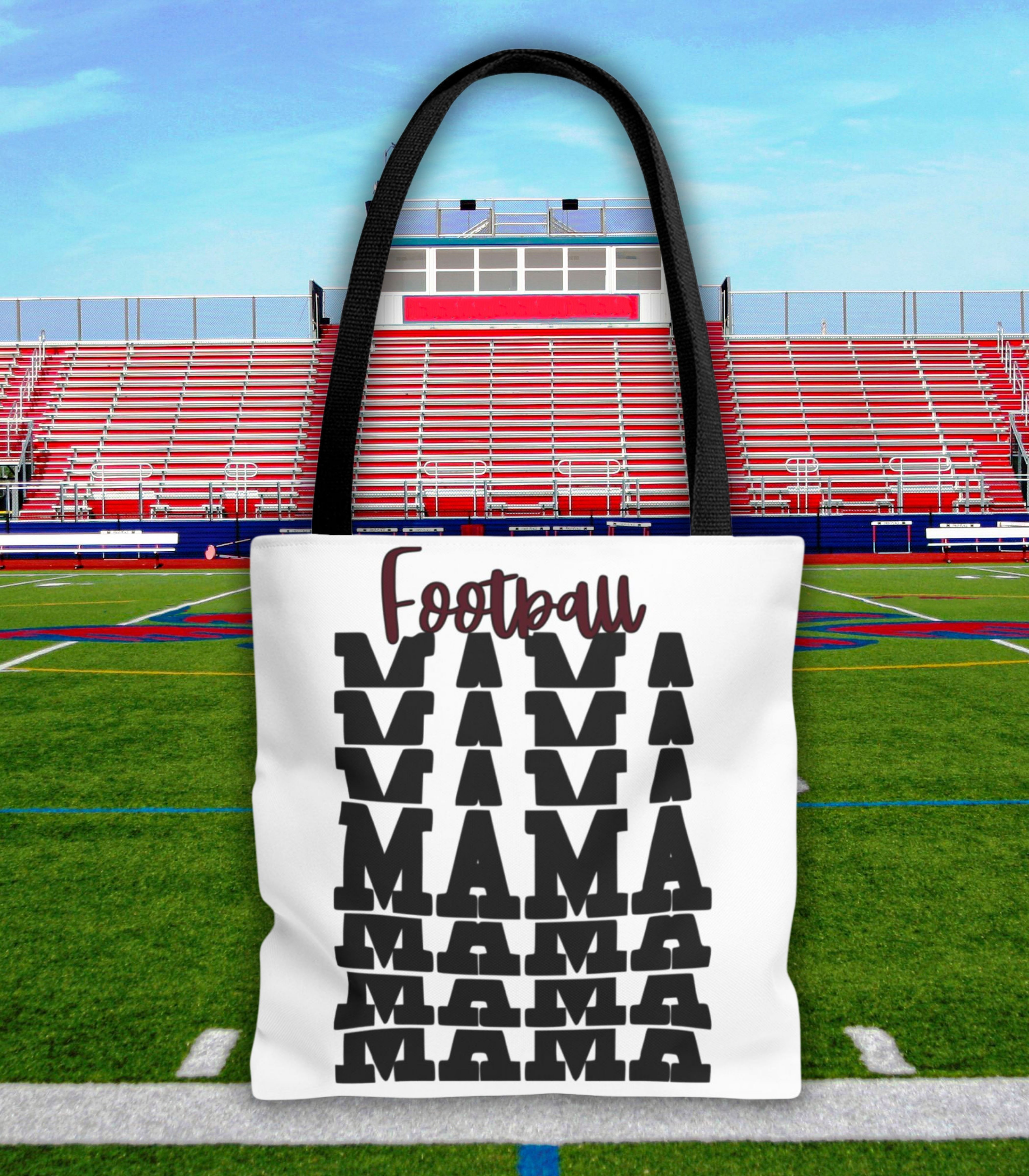 Football Mama Tote Bag - A Sporty Chic Essential for Football Moms product thumbnail image
