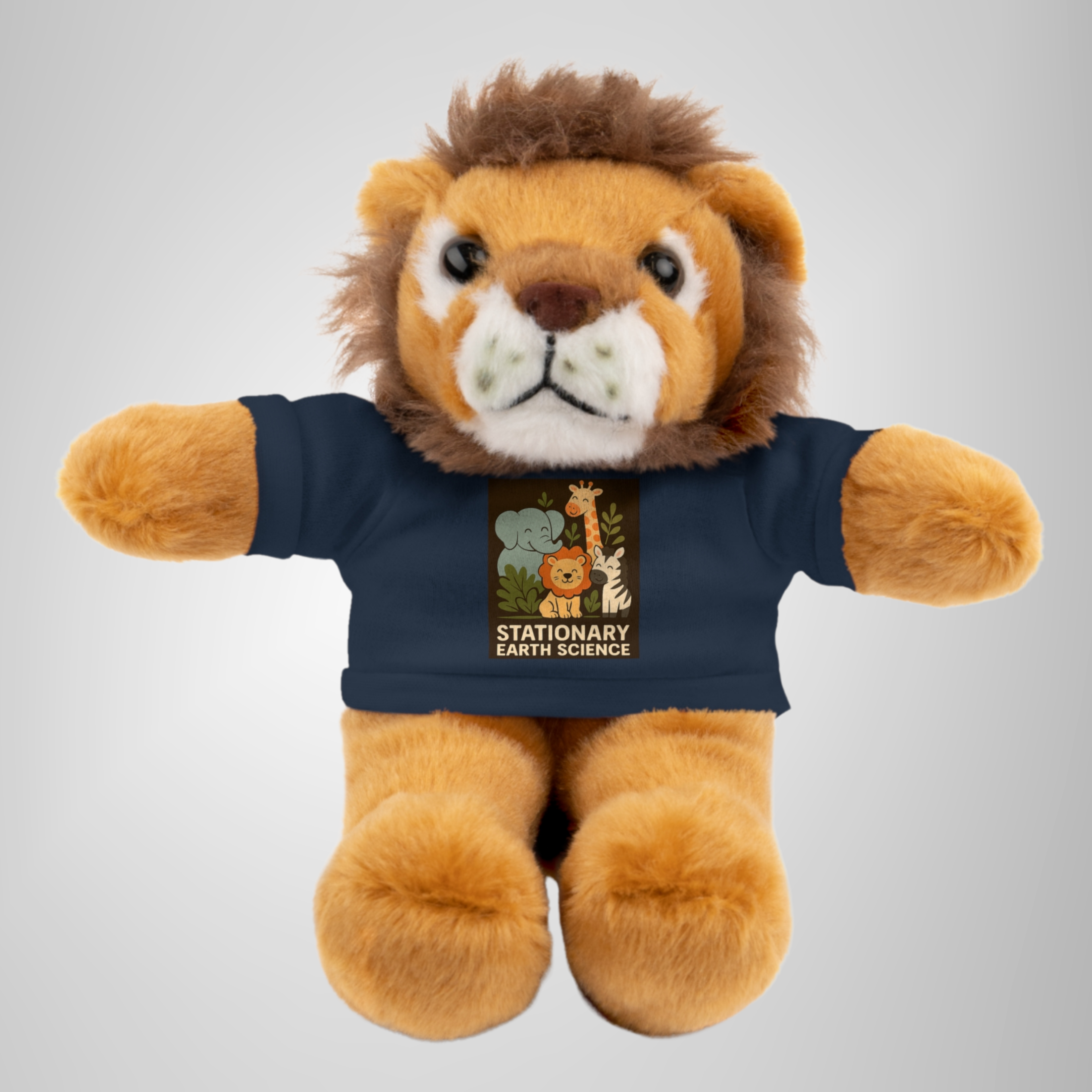 Stuffed Animal Plush Toy | Stationary Earth Science Design, Cute &amp; Cuddly, Educational Gift, 8” 