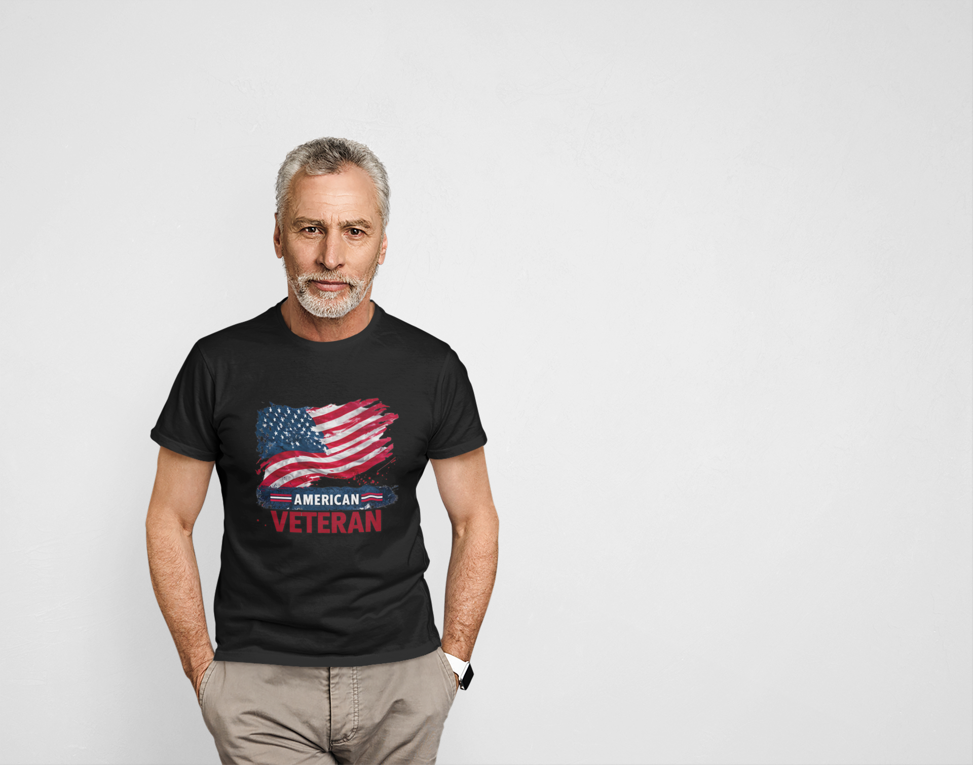 Patriotic Veteran T-Shirt, Unisex Softstyle Tee, American Pride Shirt, Memorial Day Gift, 4th of July Apparel, Independence Day Clothing product thumbnail image