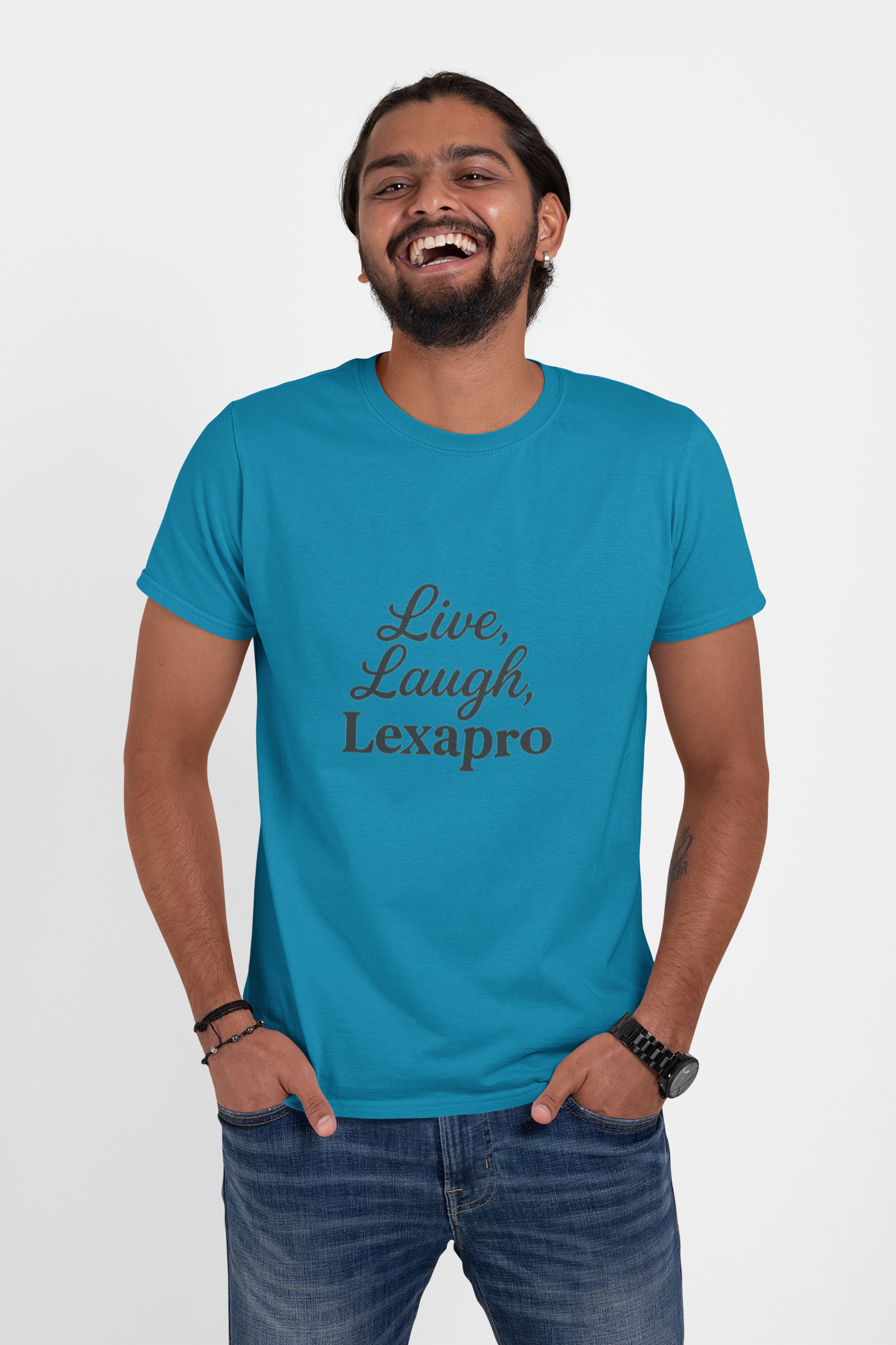 Live, Laugh, Lexapro – Unisex Softstyle T-Shirt product thumbnail image
