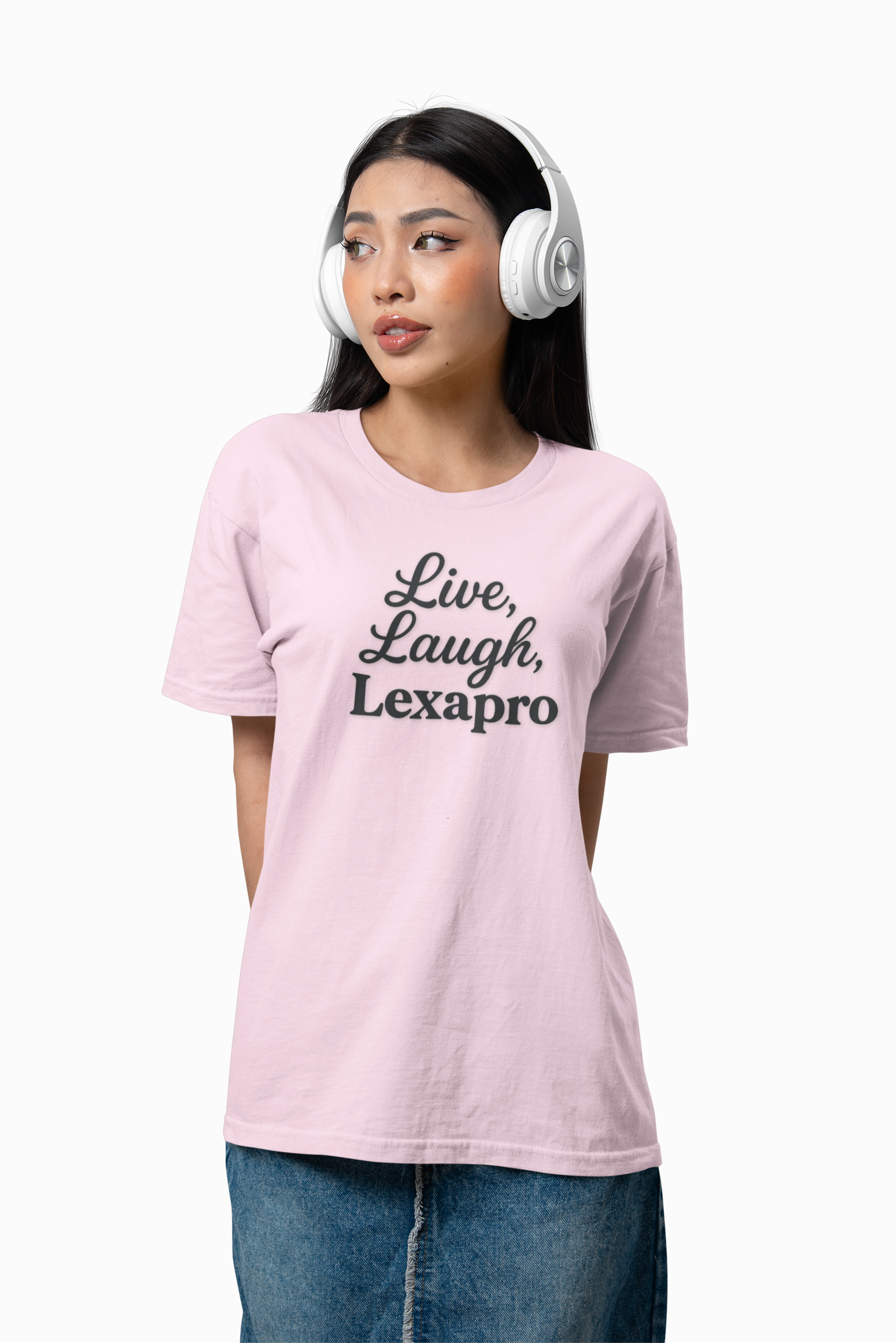 Live, Laugh, Lexapro – Unisex Softstyle T-Shirt product thumbnail image Live, Laugh, Lexapro – Unisex Softstyle T-Shirt product thumbnail image