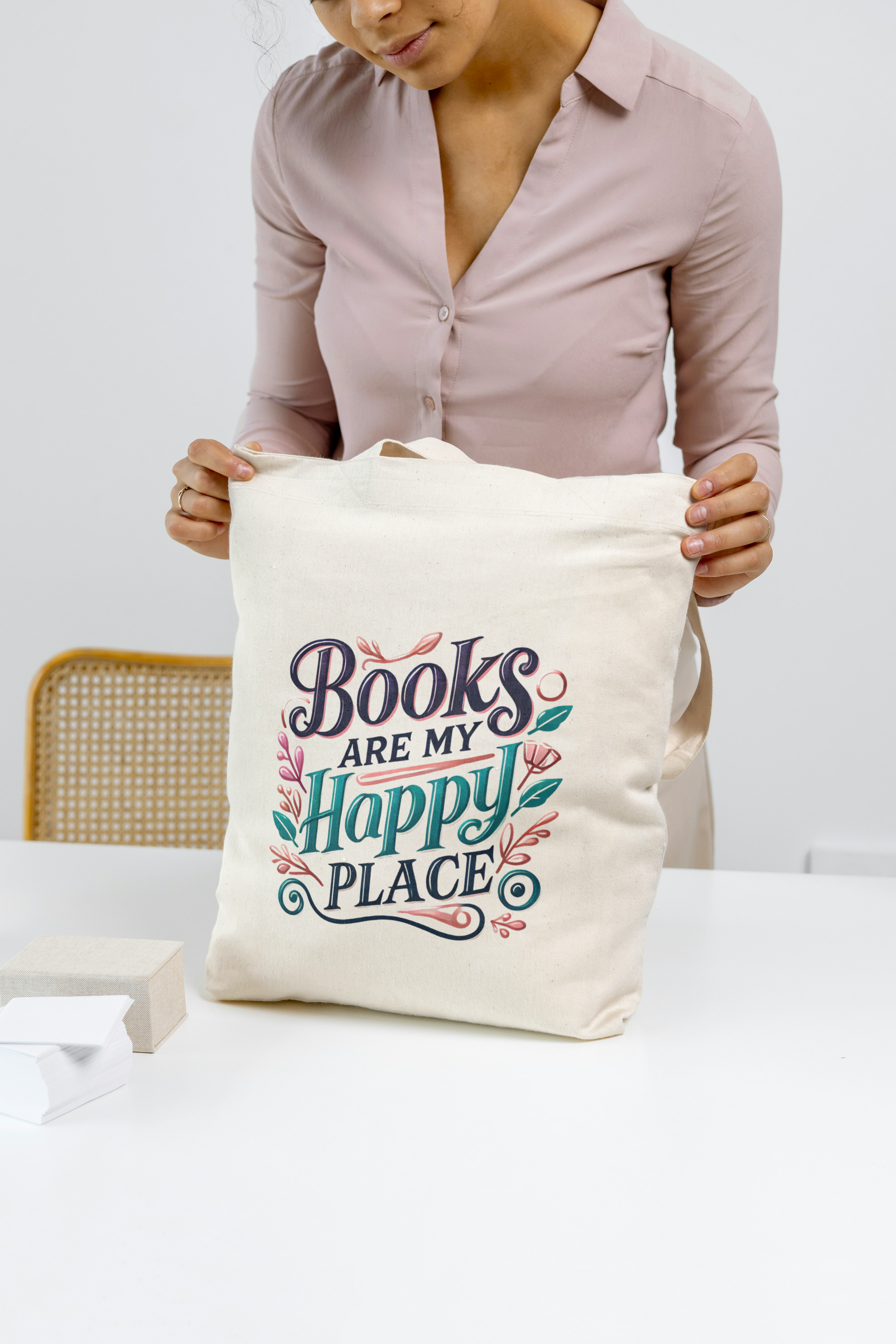 Canvas Tote Bag, Durable Cotton Material, Everyday Wear, 15x16 Inches, Shopping Bag, Natural/Black Colors, Heavy Fabric, Sewn-in Label product thumbnail image Canvas Tote Bag, Durable Cotton Material, Everyday Wear, 15x16 Inches, Shopping Bag, Natural/Black Colors, Heavy Fabric, Sewn-in Label product thumbnail image