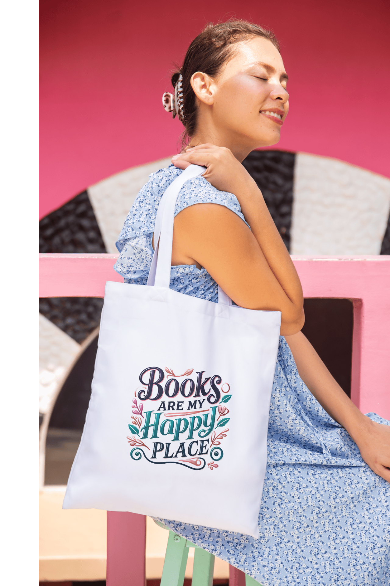 Canvas Tote Bag, Durable Cotton Material, Everyday Wear, 15x16 Inches, Shopping Bag, Natural/Black Colors, Heavy Fabric, Sewn-in Label