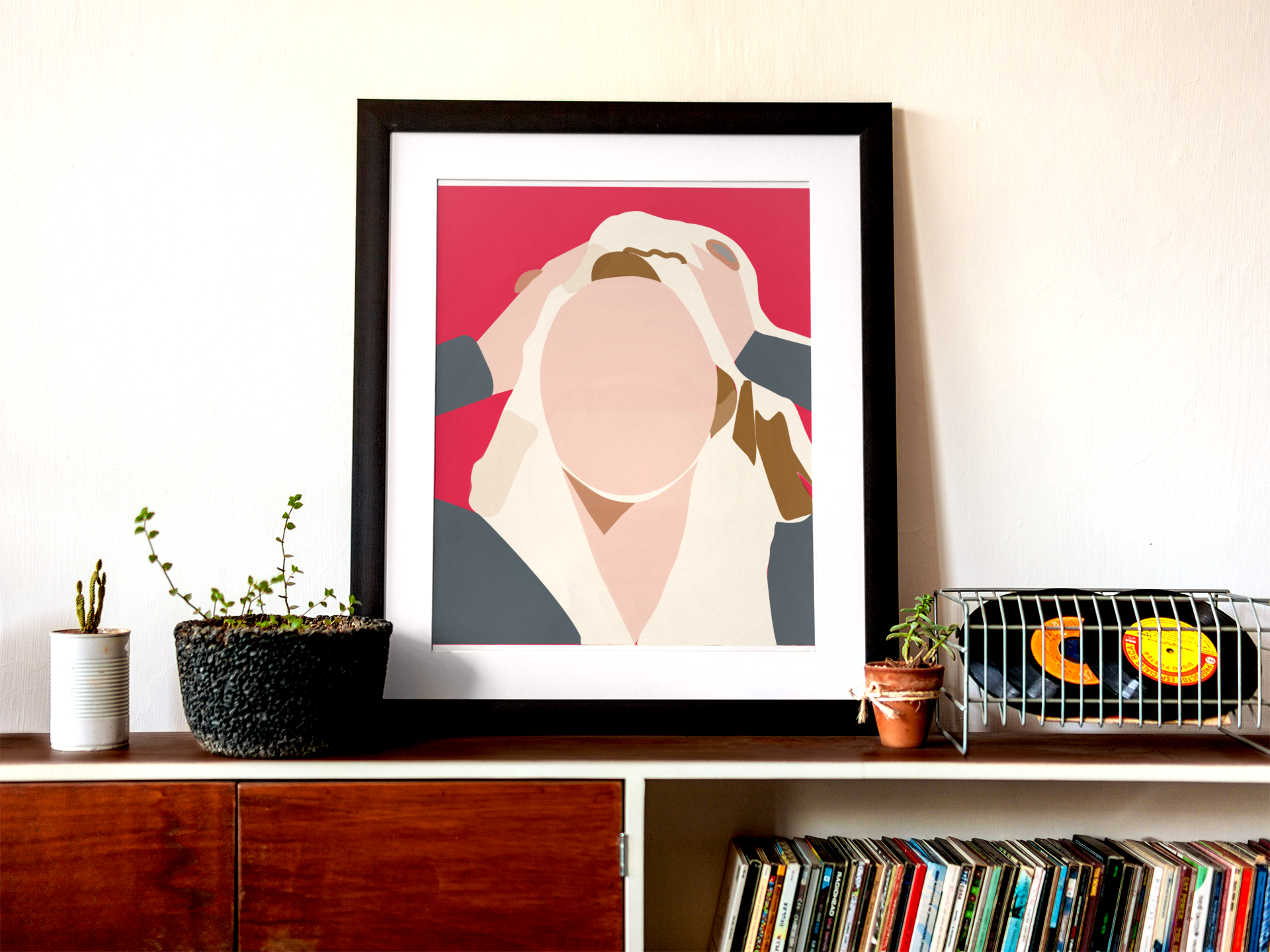 "Ready for My Closeup" Vertical Poster