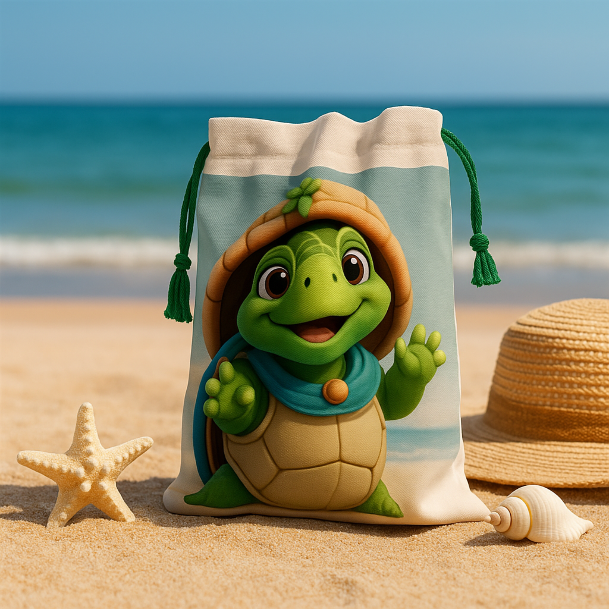 Toddler Turtle Drawstring Gift Bag Beach Theme Kids Bag Cute Reusable Party Favor Sack Summer Animal Gift Bag for Children product thumbnail image Toddler Turtle Drawstring Gift Bag Beach Theme Kids Bag Cute Reusable Party Favor Sack Summer Animal Gift Bag for Children product thumbnail image