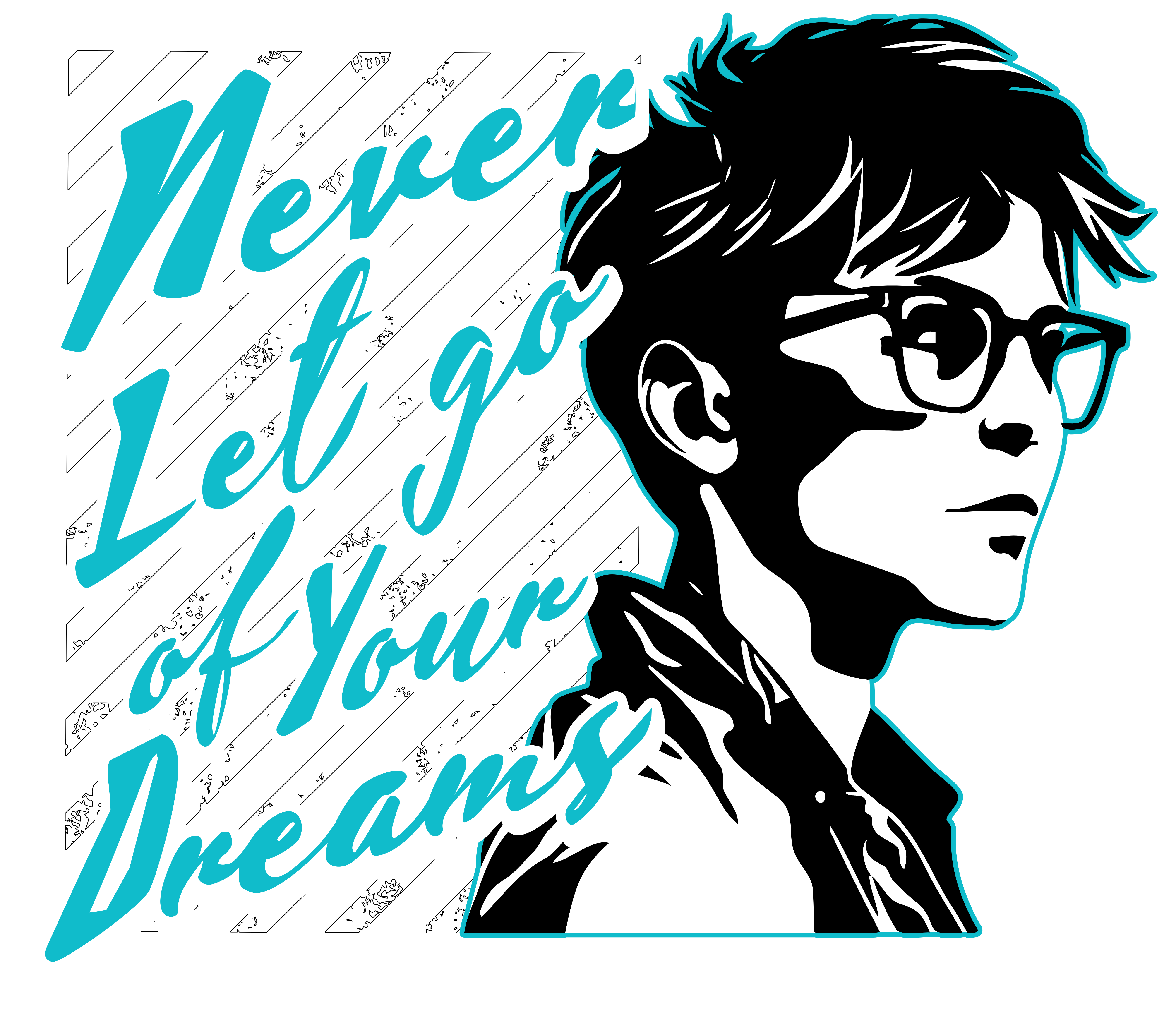Unisex Hooded Sweatshirt - Never Let go of your dreams product thumbnail image