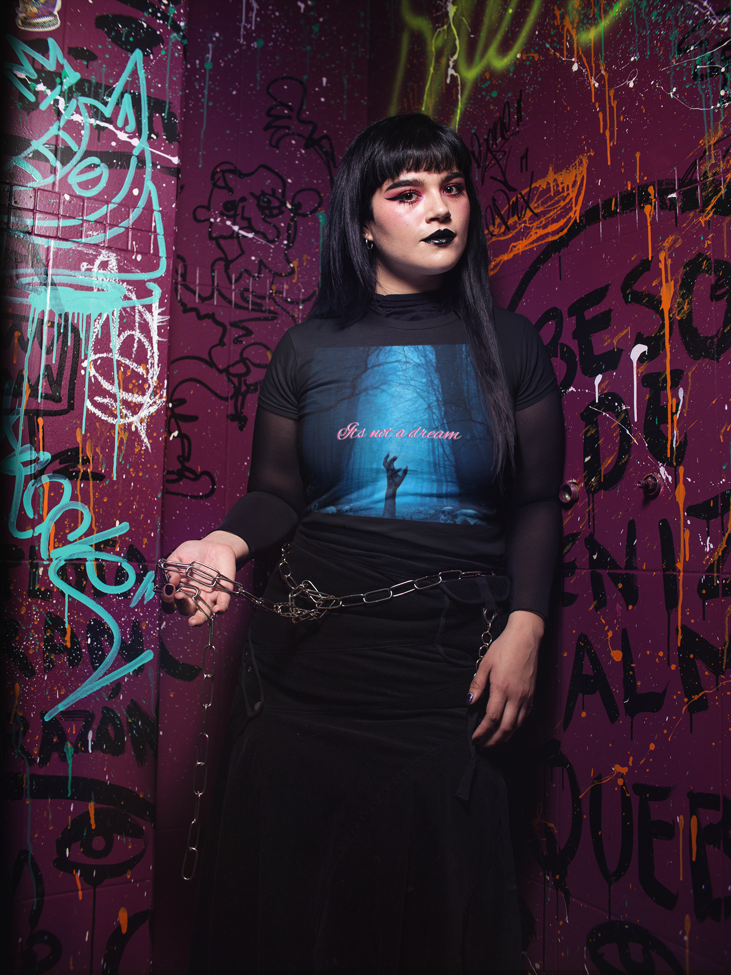 Spooky Forest Graphic Tee - It's Not a Dream, Goth Shirt, Unisex Halloween Apparel, Edgy Fashion, Unique Gift Idea product thumbnail image Spooky Forest Graphic Tee - It's Not a Dream, Goth Shirt, Unisex Halloween Apparel, Edgy Fashion, Unique Gift Idea product thumbnail image