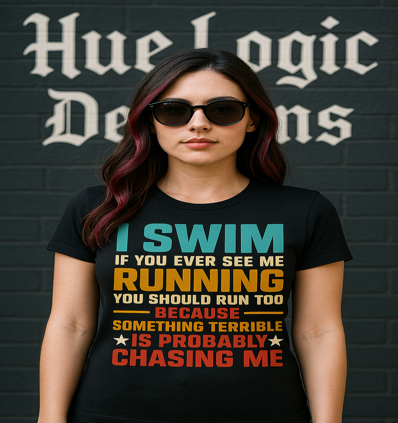 Funny Workout Running Shirt Men Women – I Swim If You See Me Running Tee Gift Funny Workout Running Shirt Men Women – I Swim If You See Me Running Tee Gift