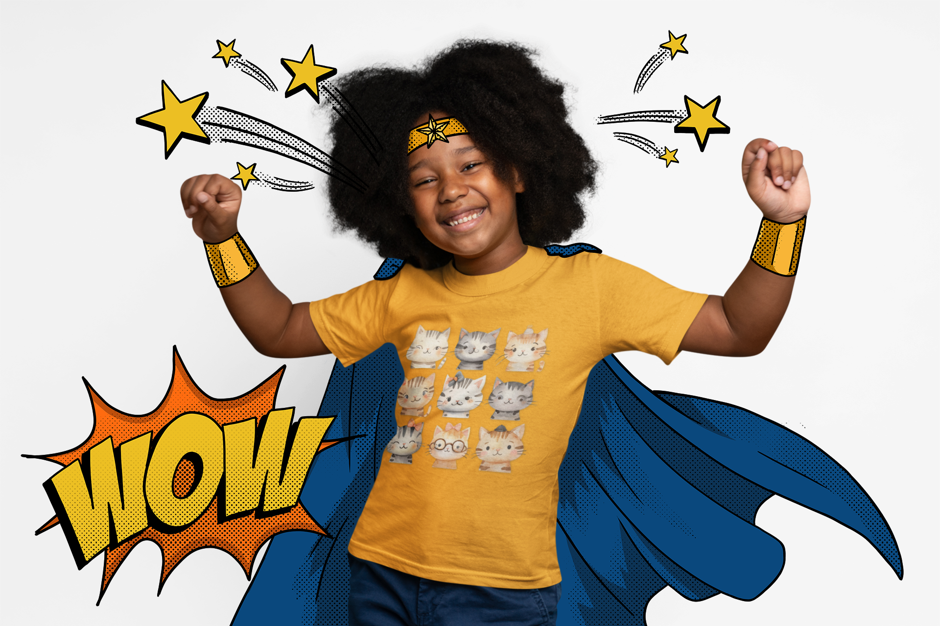 Cute Cat Youth Tee, Fun Cat T-Shirt for Kids, Playful Animal Top, Pet Lover Gift, Cat-Themed Birthday Outfit product thumbnail image