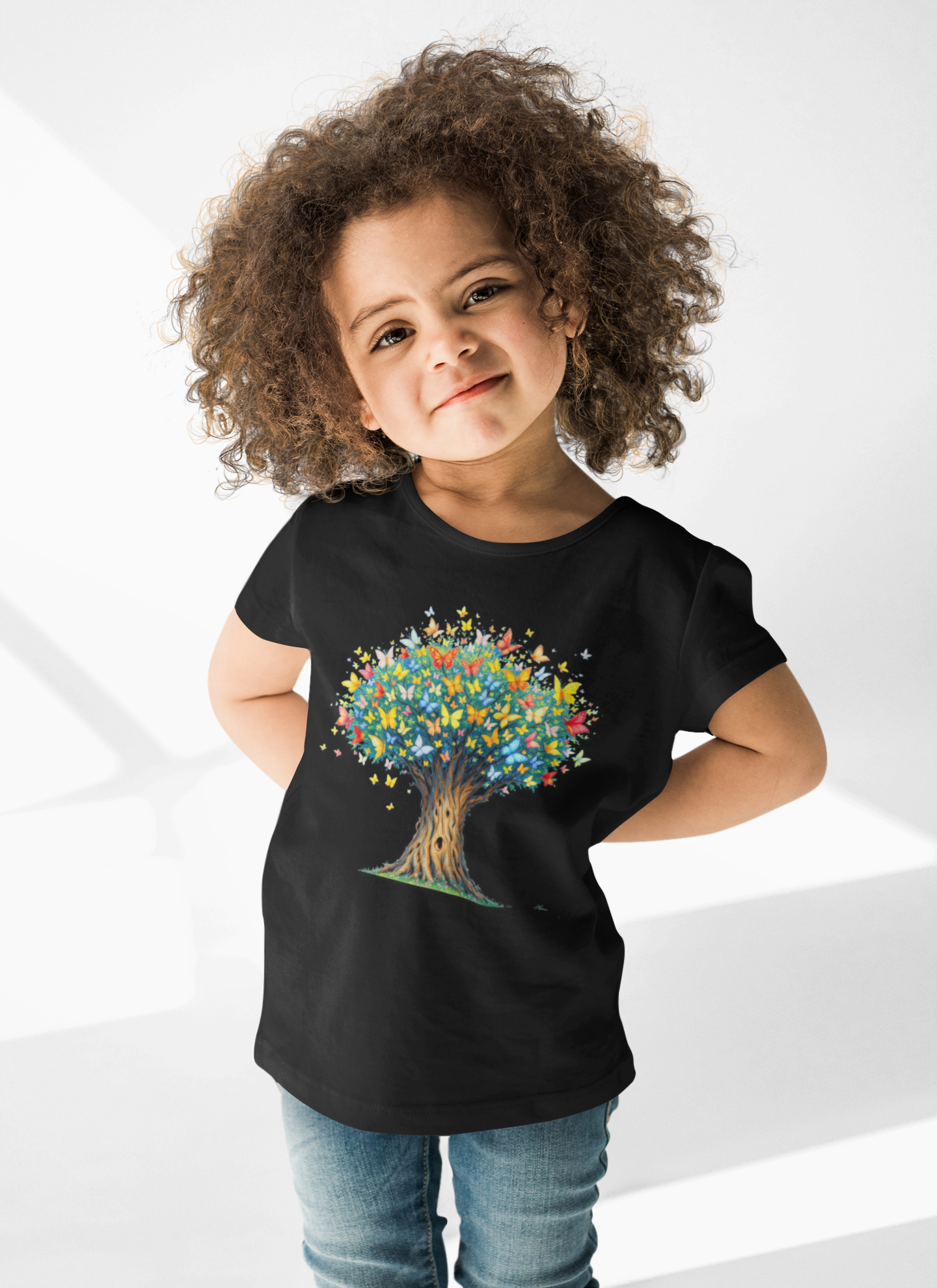 Colorful Tree Toddler T-Shirt, Kids Summer Tee, Nature Shirt, Birthday Gift, Eco-Friendly T-Shirt