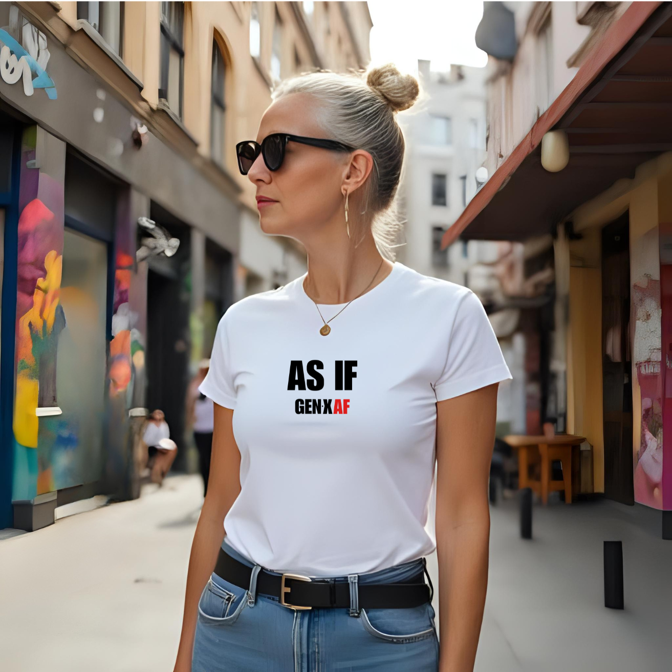 AS IF - GenX Classic - Women's Favorite T-Shirt product thumbnail image AS IF - GenX Classic - Women's Favorite T-Shirt product thumbnail image