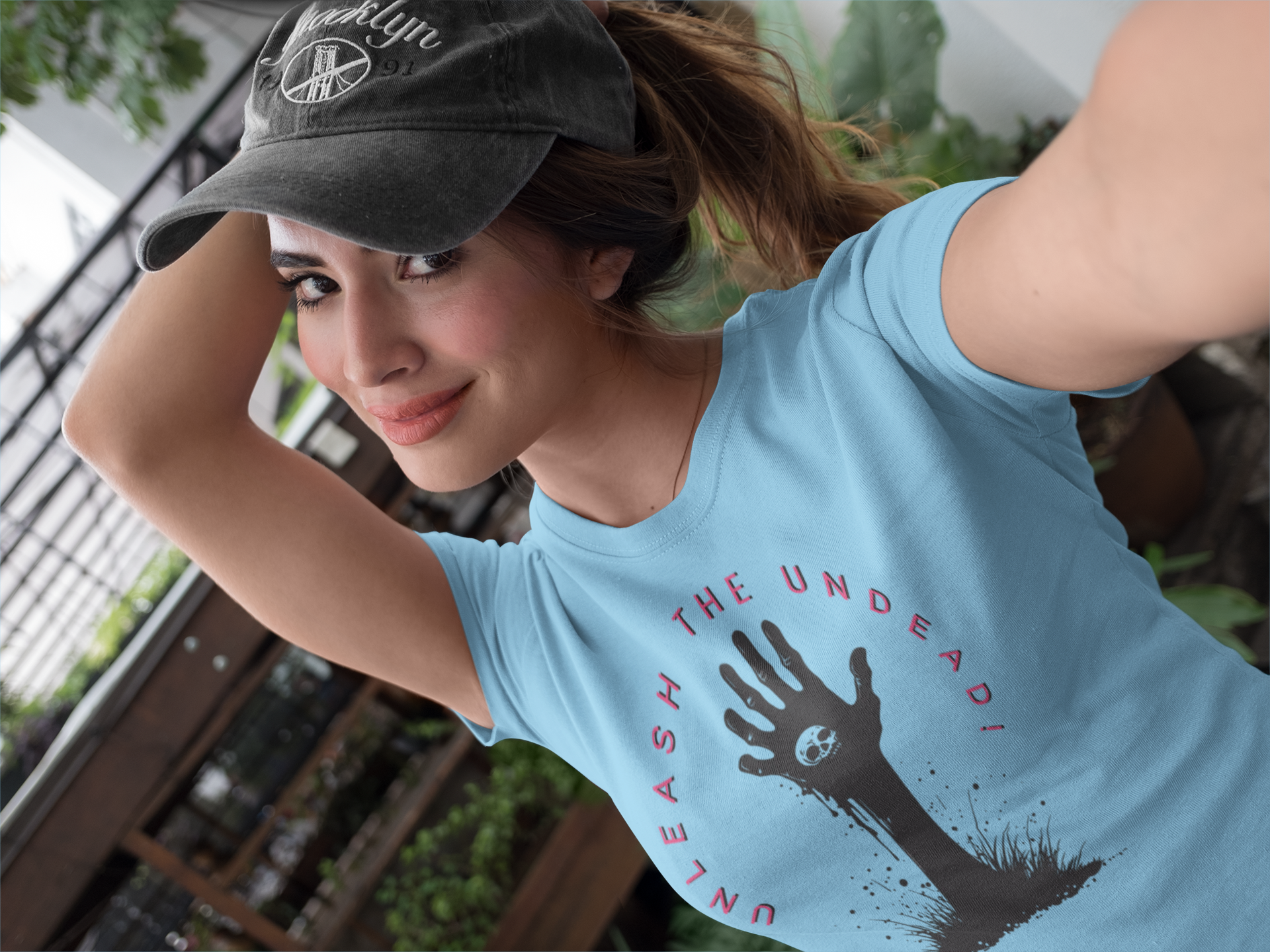 Unleash the Undead T-Shirt | Halloween Apparel, Graphic Tee, Spooky Shirt, Unisex Tee, Ghoulish Fashion product thumbnail image