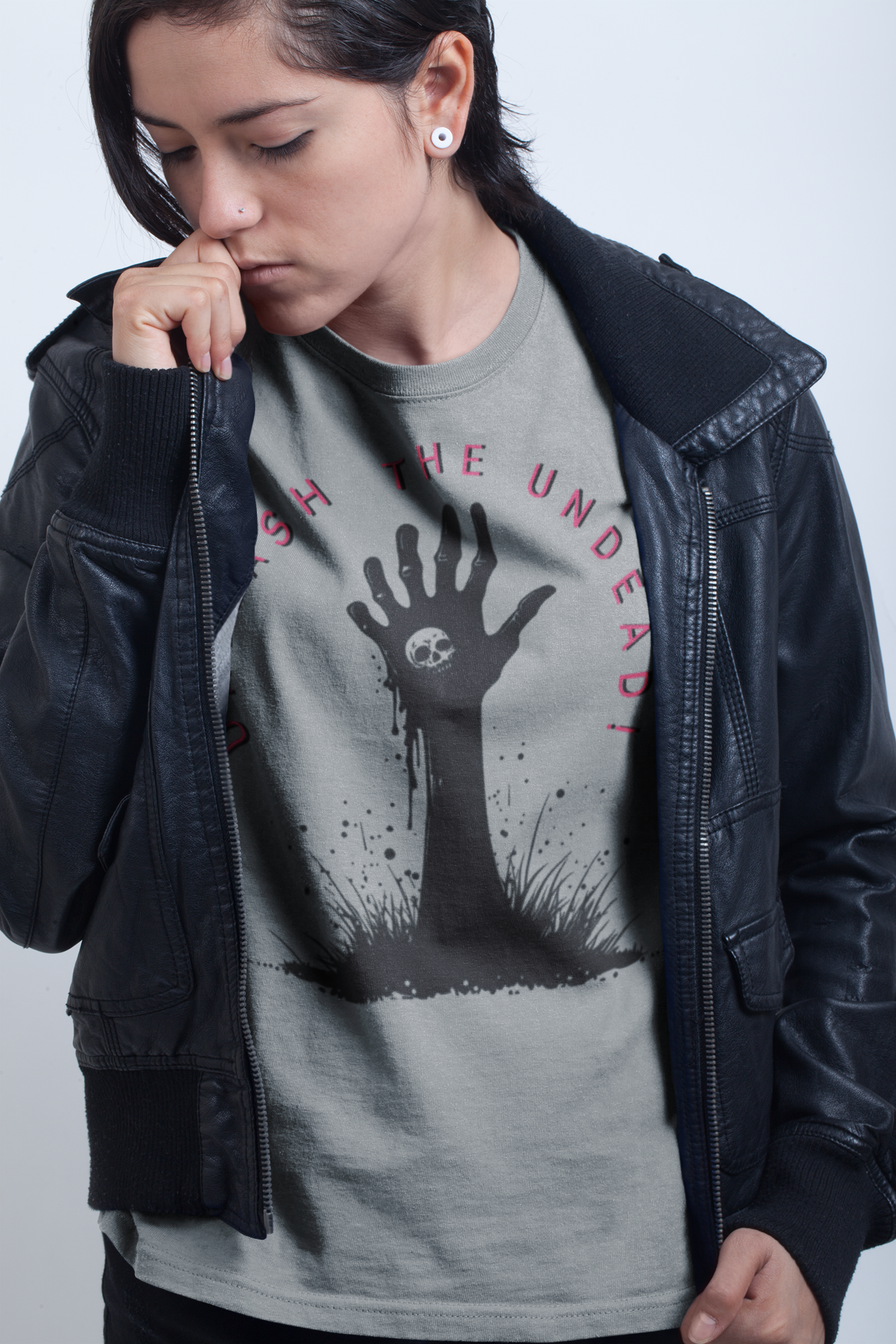 Unleash the Undead T-Shirt | Halloween Apparel, Graphic Tee, Spooky Shirt, Unisex Tee, Ghoulish Fashion product thumbnail image