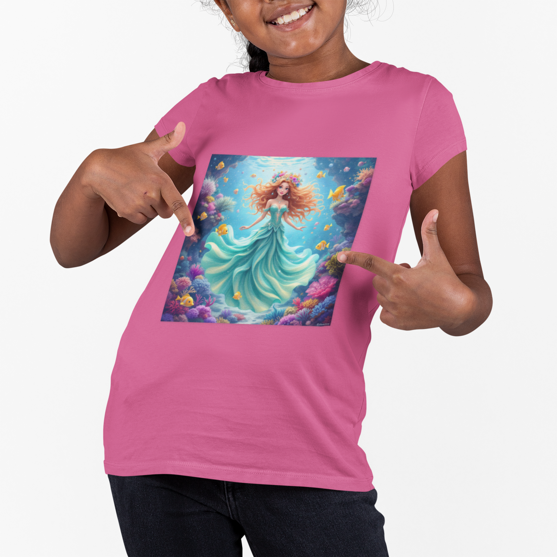 Kids Mermaid Adventure Tee, Fun T-Shirt for Children, Birthday Gifts, Under the Sea Theme, Summer Outfit, Ocean Lover Apparel product thumbnail image
