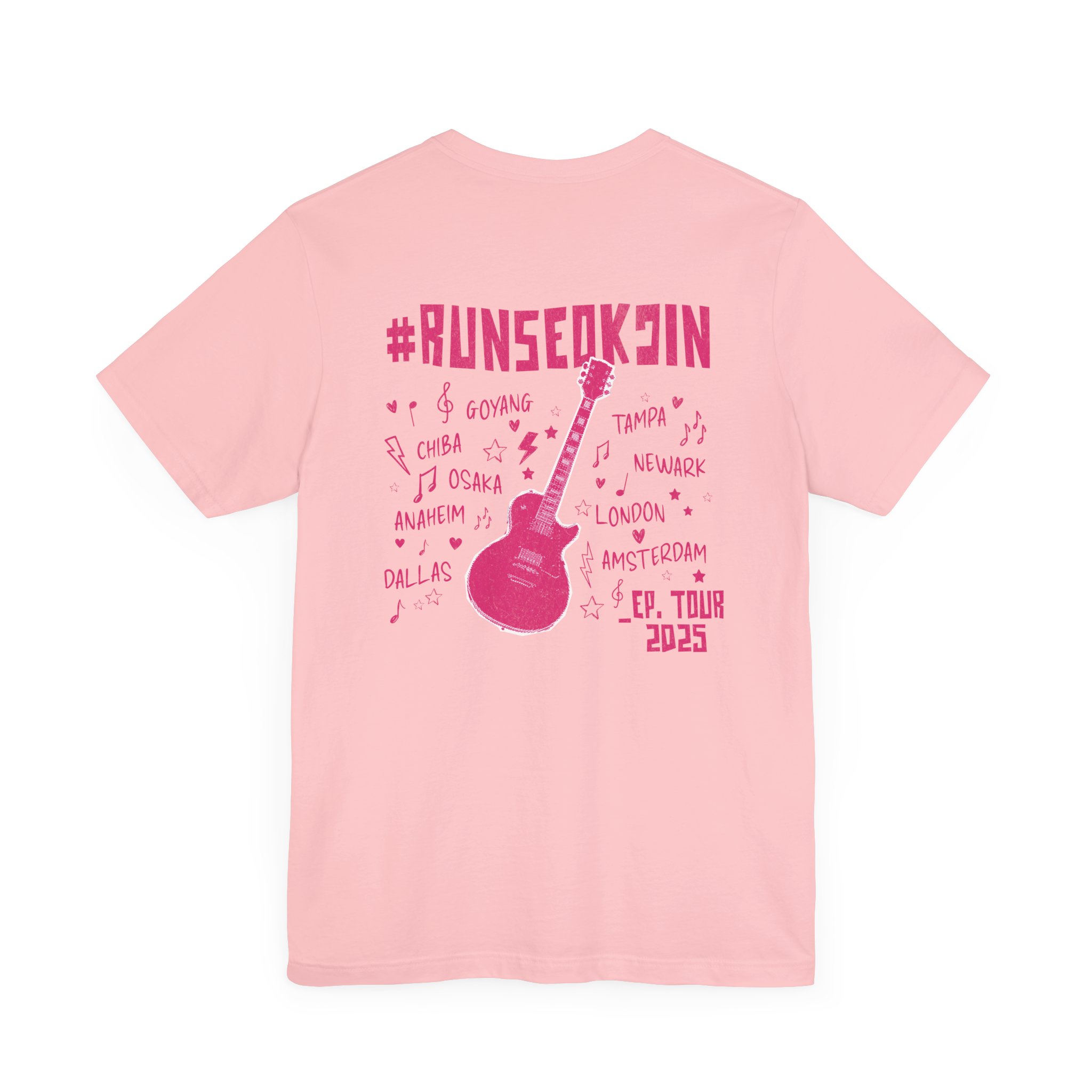 Jin Solo Tour Unisex Tee, Printed on Front and Back, Designed for Army, by Army product thumbnail image Jin Solo Tour Unisex Tee, Printed on Front and Back, Designed for Army, by Army product thumbnail image