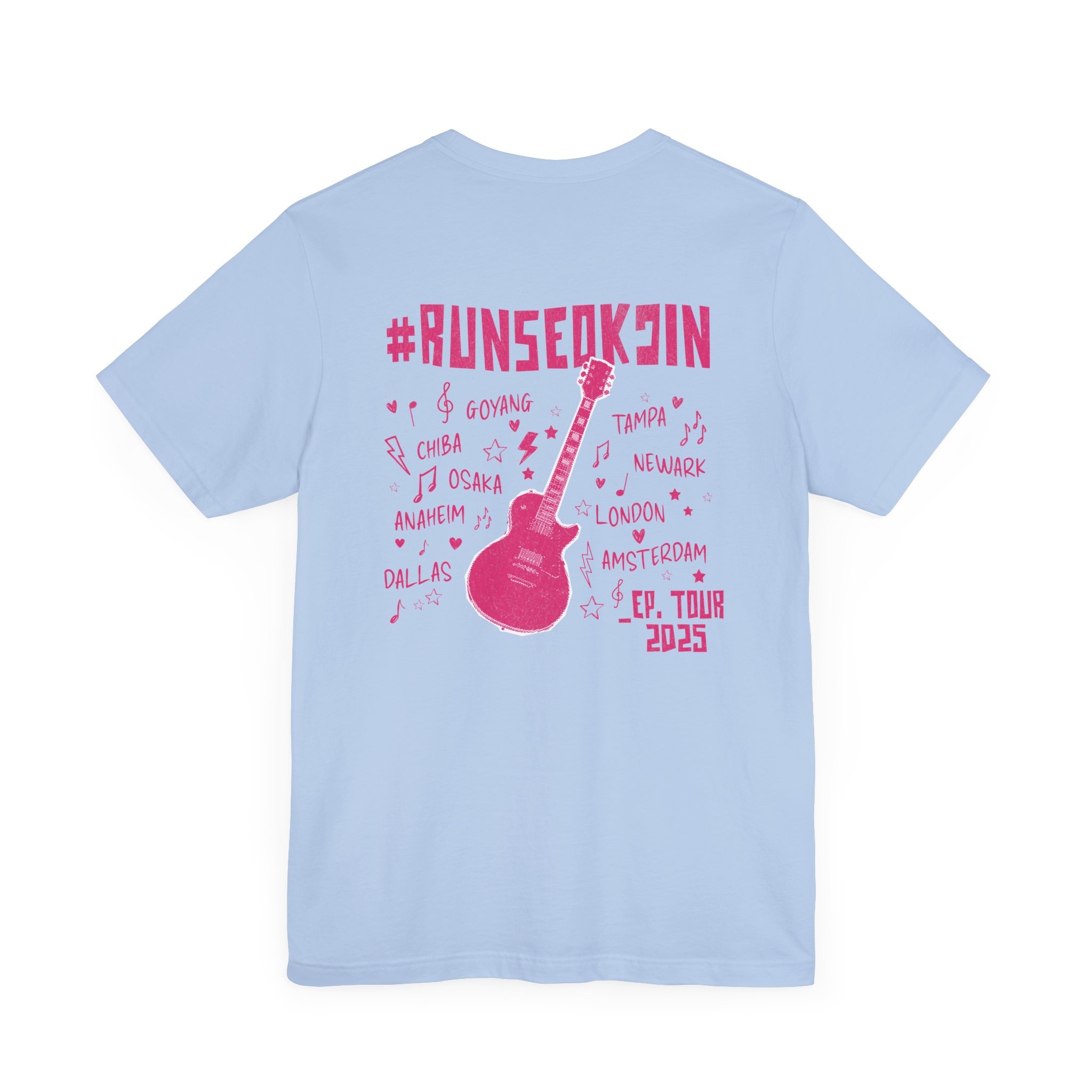 Jin Solo Tour Unisex Tee, Printed on Front and Back, Designed for Army, by Army product thumbnail image Jin Solo Tour Unisex Tee, Printed on Front and Back, Designed for Army, by Army product thumbnail image