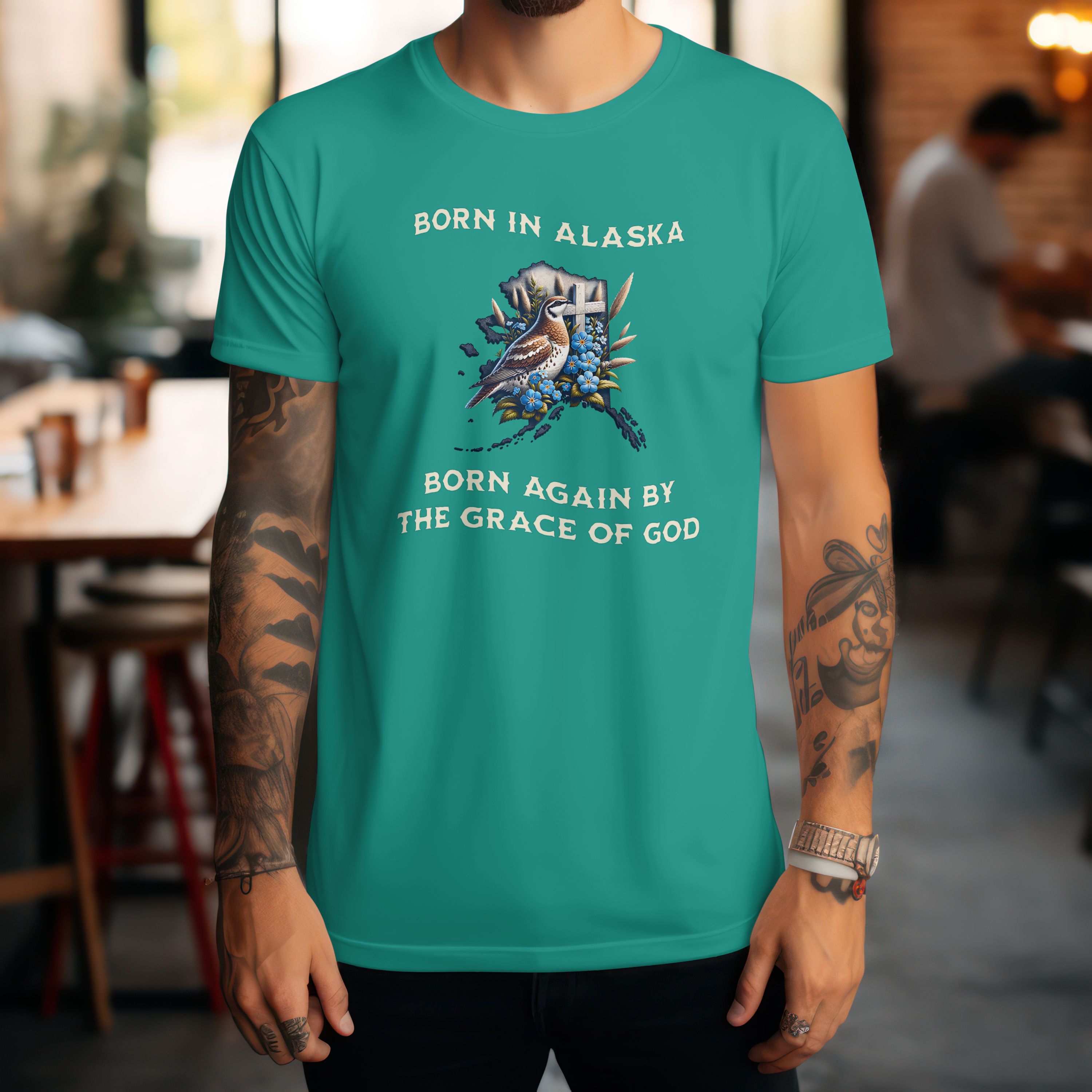 Born in Alaska, Born Again by the Grace of God product thumbnail image Born in Alaska, Born Again by the Grace of God product thumbnail image