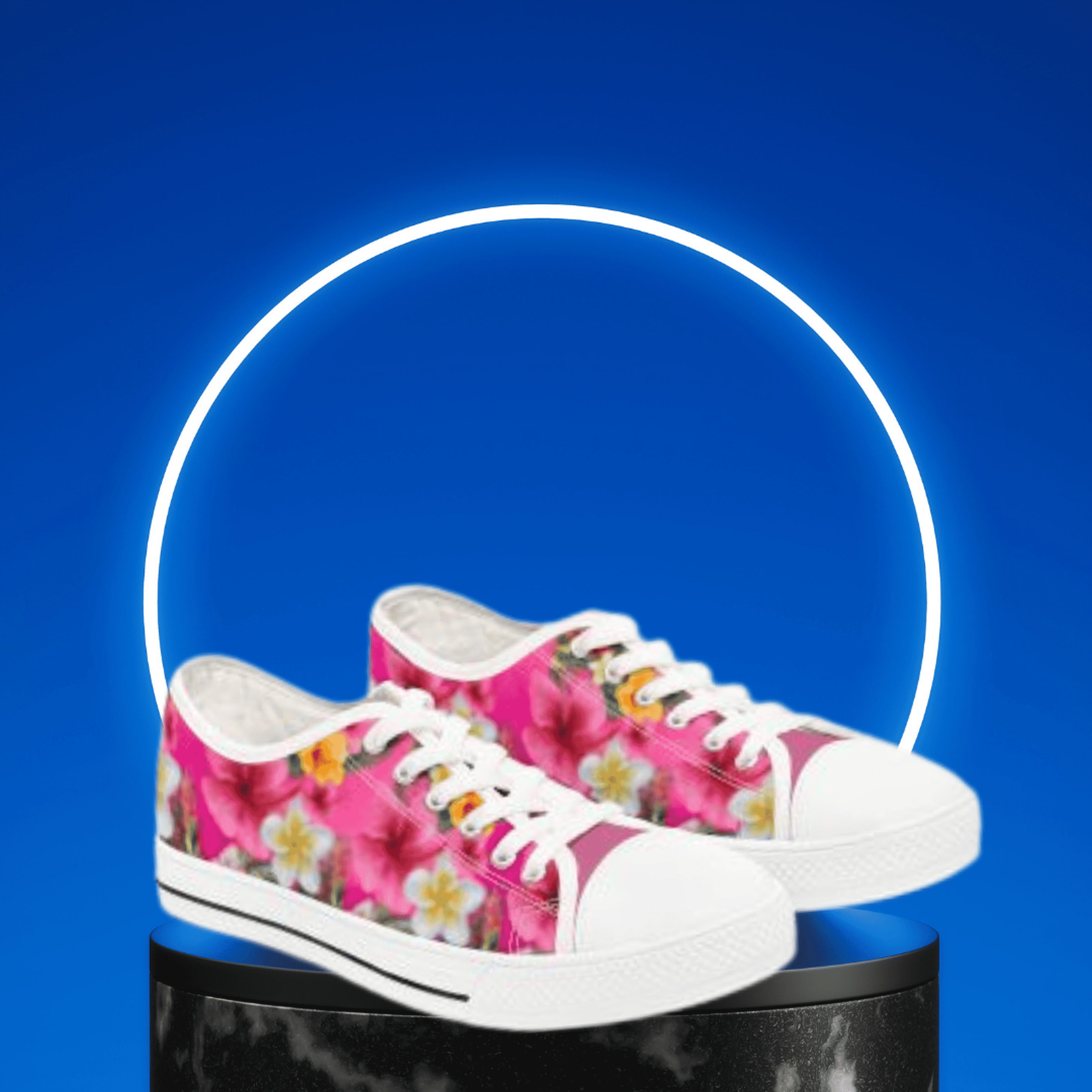 Bring Me Flowers - Print Low Top Sneakers for Women product thumbnail image