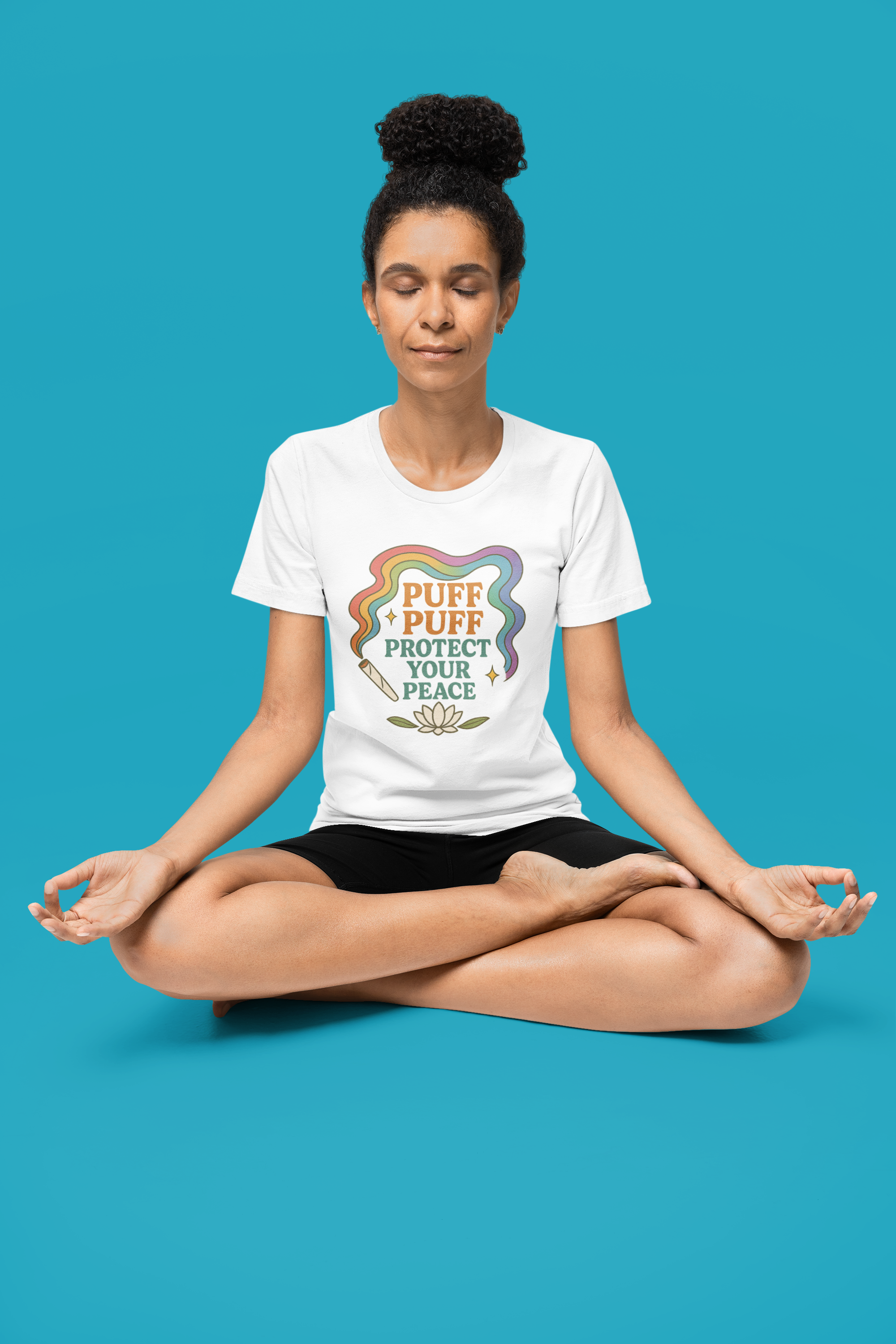 Puff Puff Protect Your Peace Unisex T-Shirt product thumbnail image Puff Puff Protect Your Peace Unisex T-Shirt product thumbnail image