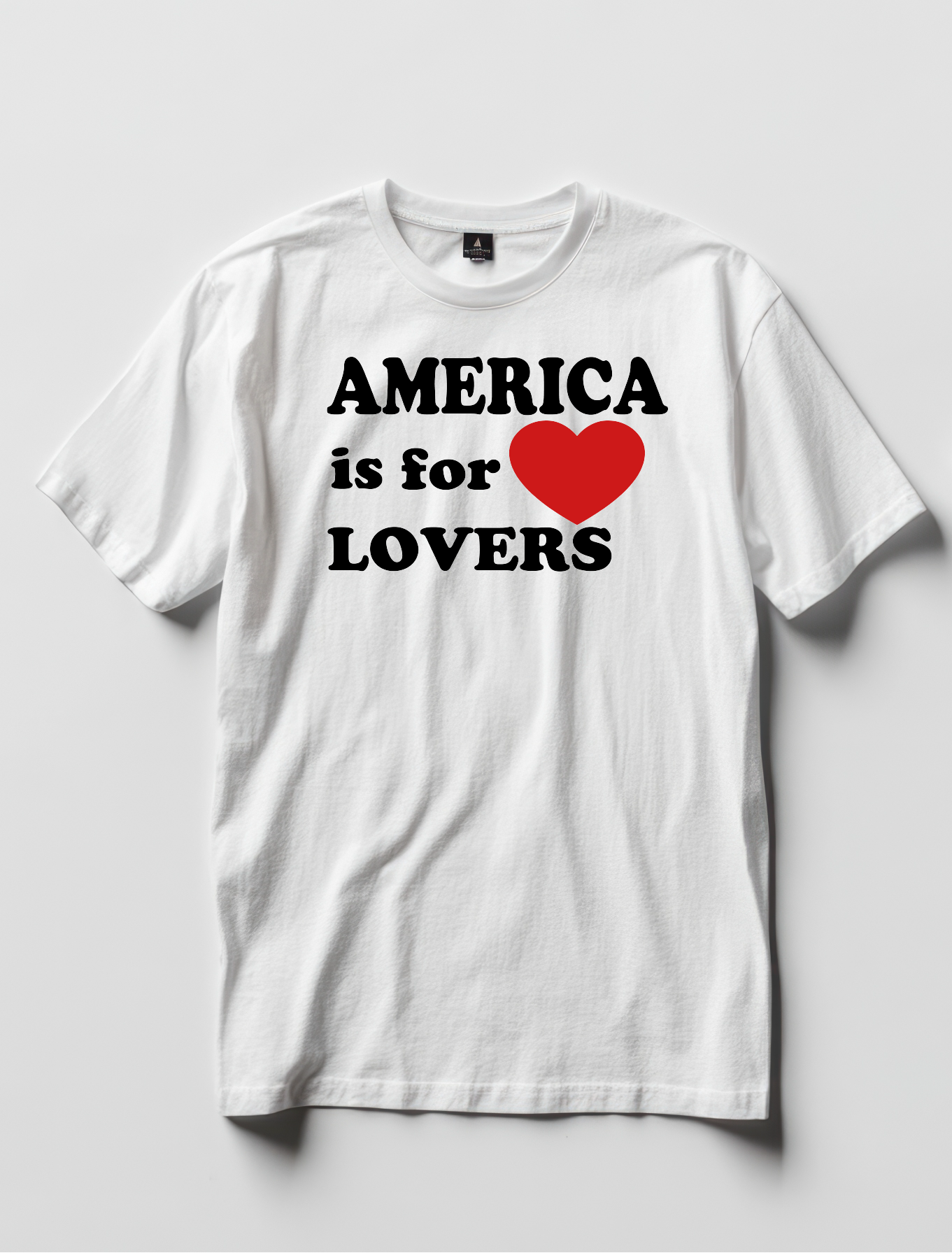 "America Is For Lover's," Unisex Softstyle Tee, Patriotic, Everyday American Apparel, Fourth of July, American Pride  "America Is For Lover's," Unisex Softstyle Tee, Patriotic, Everyday American Apparel, Fourth of July, American Pride