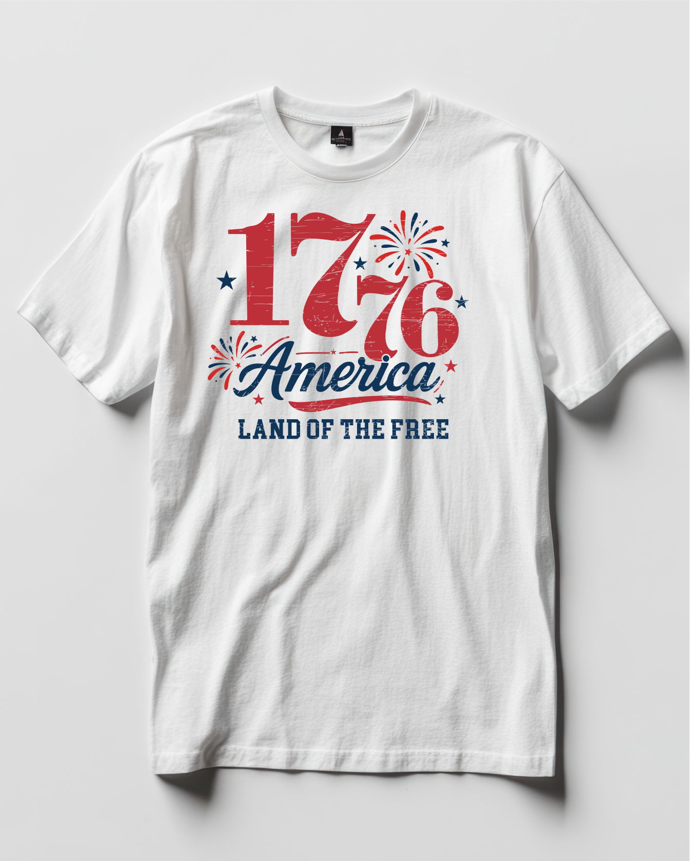 "1776 Firework Celebration" Tee, Unisex Softstyle Tee, Independence Day Tee, July 4th Apparel, Patriotic product thumbnail image "1776 Firework Celebration" Tee, Unisex Softstyle Tee, Independence Day Tee, July 4th Apparel, Patriotic product thumbnail image