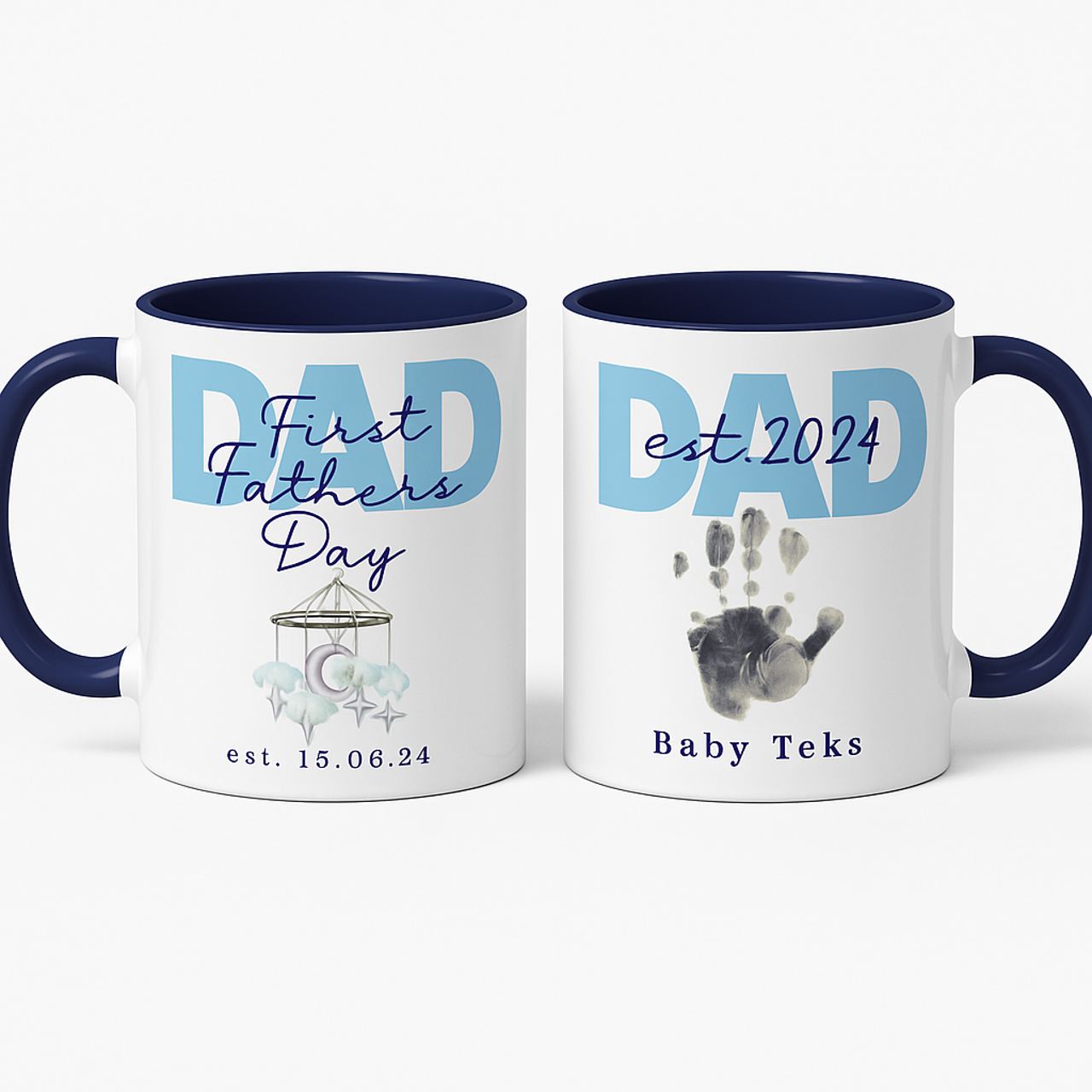 Personalised First Father's Day Mug | Custom Coffee Cup for Dad | 2024 Gift, New Dad Keepsake, Unique Dad Mug, Baby Milestone Mug product thumbnail image Personalised First Father's Day Mug | Custom Coffee Cup for Dad | 2024 Gift, New Dad Keepsake, Unique Dad Mug, Baby Milestone Mug product thumbnail image
