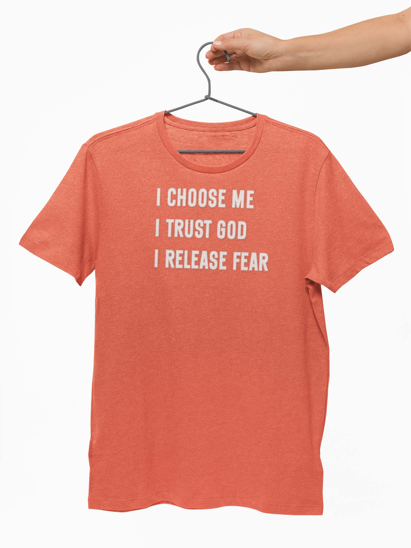 I Choose Me, I Trust God, I Release Fear Tee – Empowering Unisex Jersey Short Sleeve Shirt, Faith Over Fear Shirt, Gift for Her, Christian Affirmation T-Shirt, Self-Love Spiritual Apparel product thumbnail image I Choose Me, I Trust God, I Release Fear Tee – Empowering Unisex Jersey Short Sleeve Shirt, Faith Over Fear Shirt, Gift for Her, Christian Affirmation T-Shirt, Self-Love Spiritual Apparel product thumbnail image