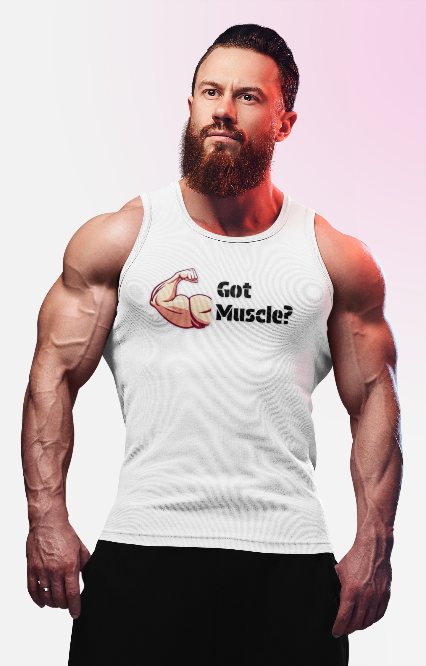 "Got Muscle" Unisex Jersey Tank product thumbnail image "Got Muscle" Unisex Jersey Tank product thumbnail image