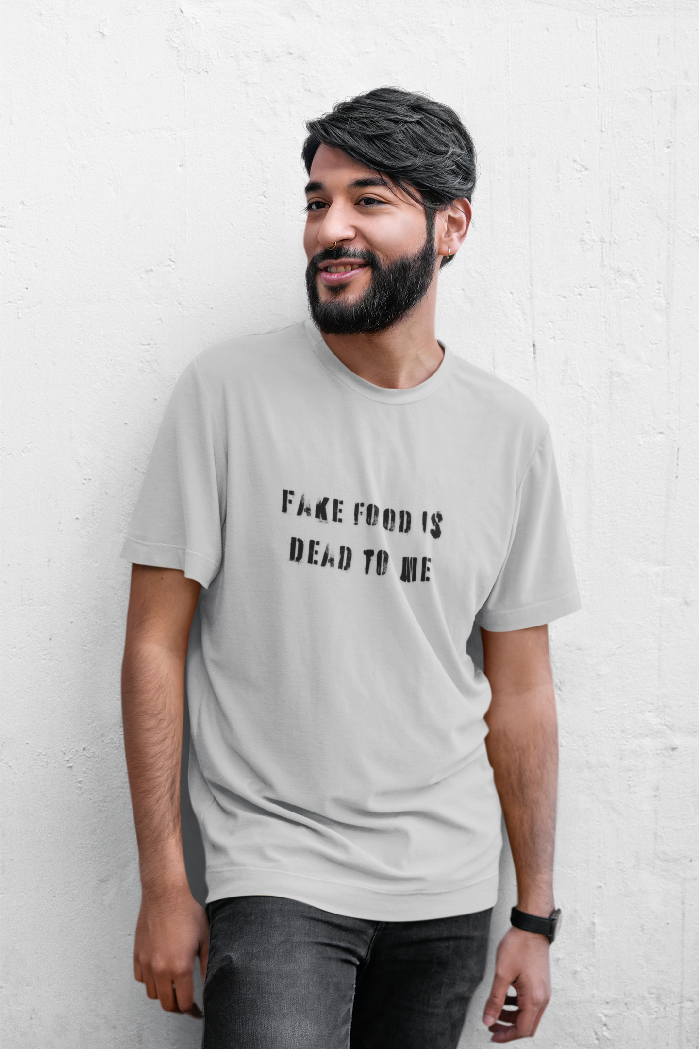 "Fake Food is Dead" Unisex Heavy Cotton Tee product thumbnail image
