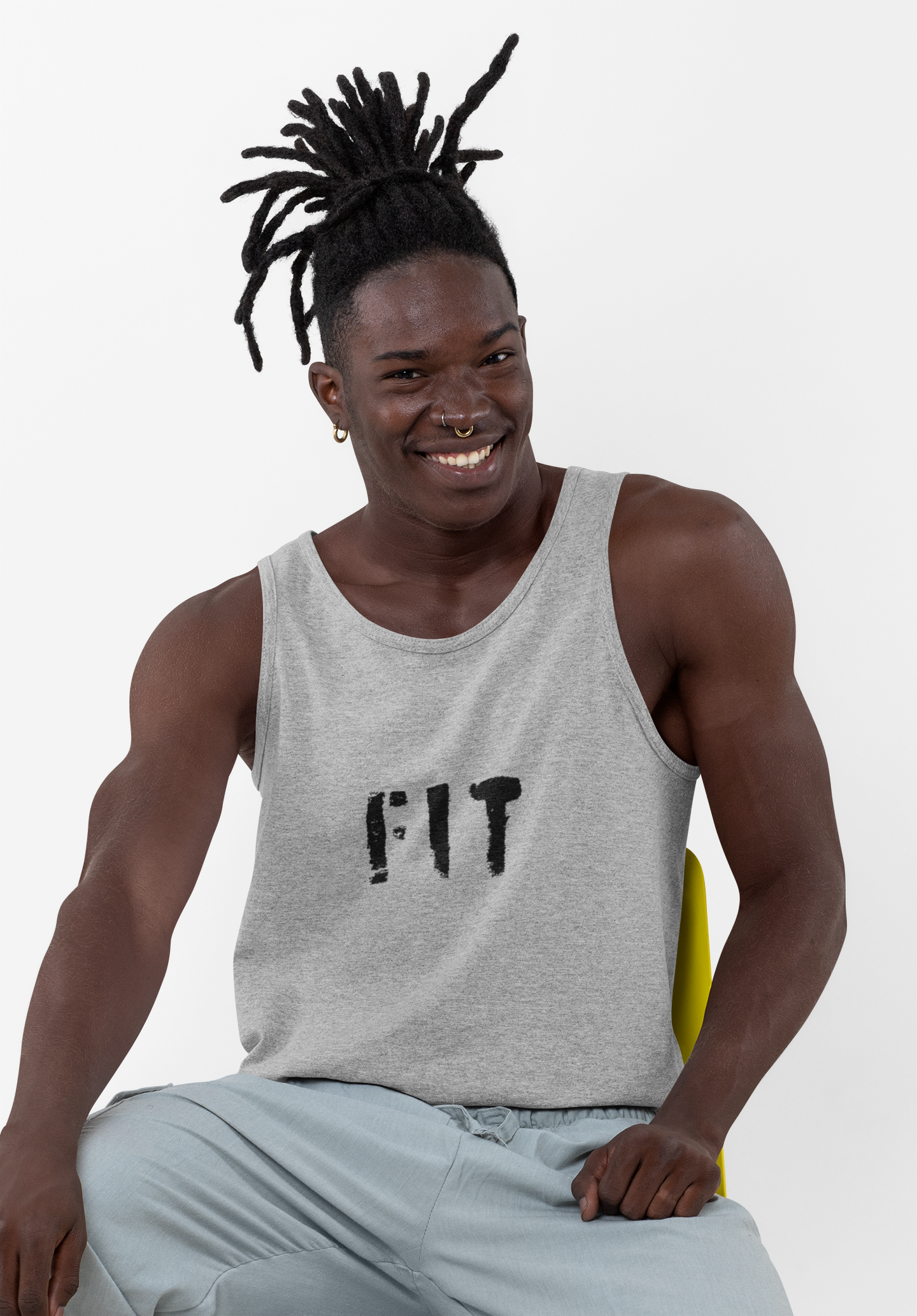 "Fit" Unisex Heavy Cotton Tank Top product thumbnail image