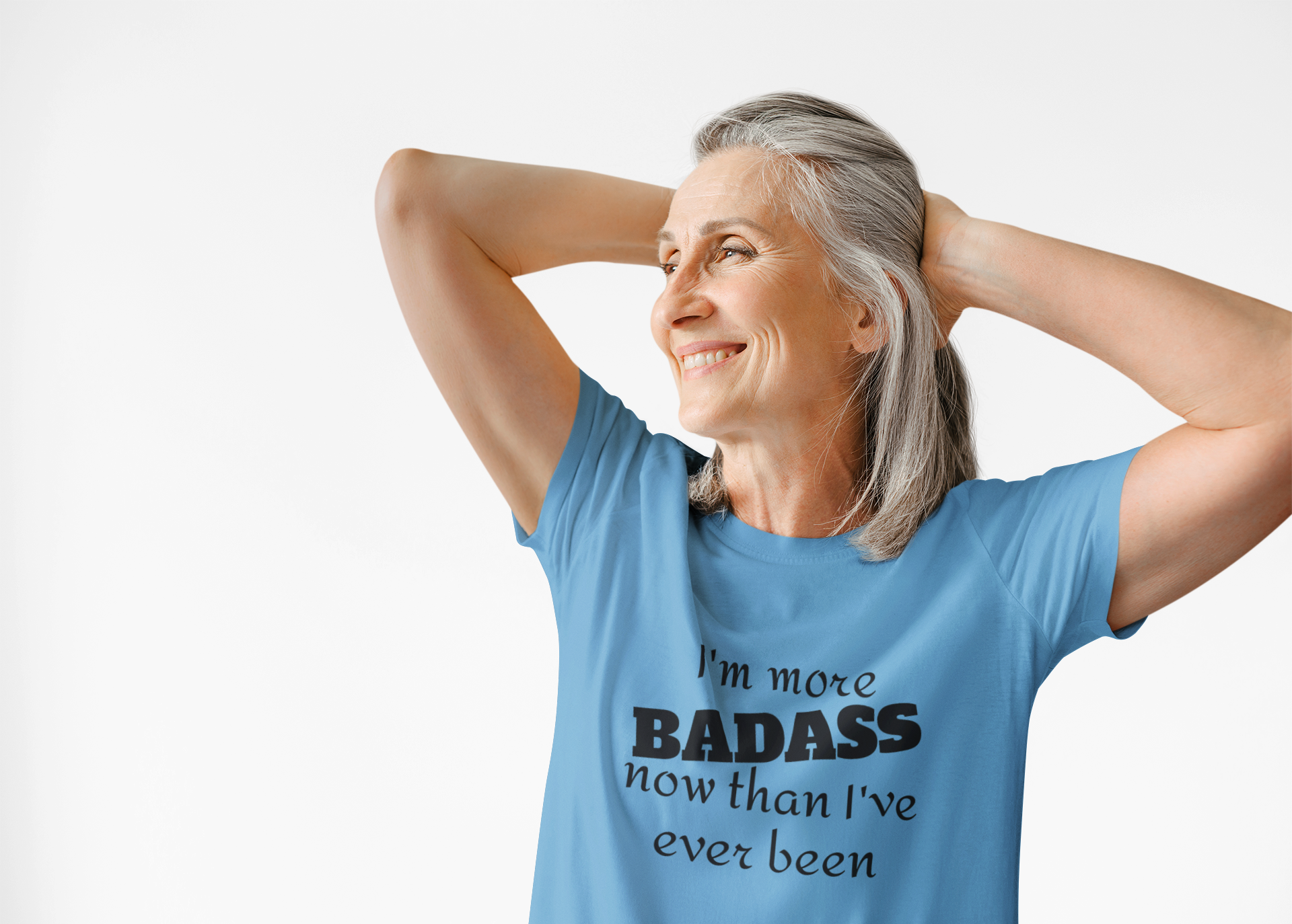 Badass Unisex Heavy Cotton Tee - Empowering Statement Shirt product thumbnail image