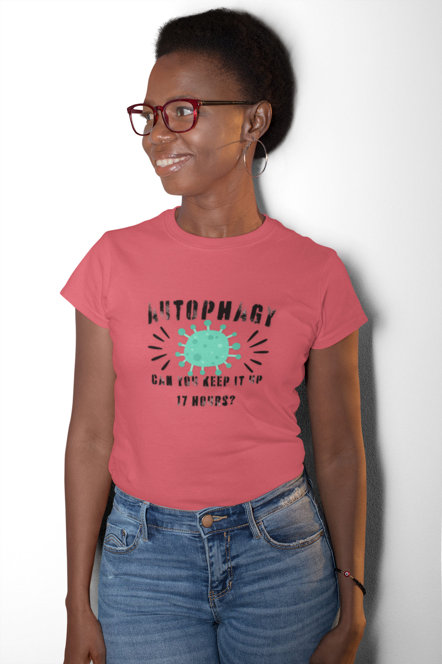 Autophagy - Keep It Up 17 Hours Fun Science - Unisex Softstyle T-Shirt  product thumbnail image