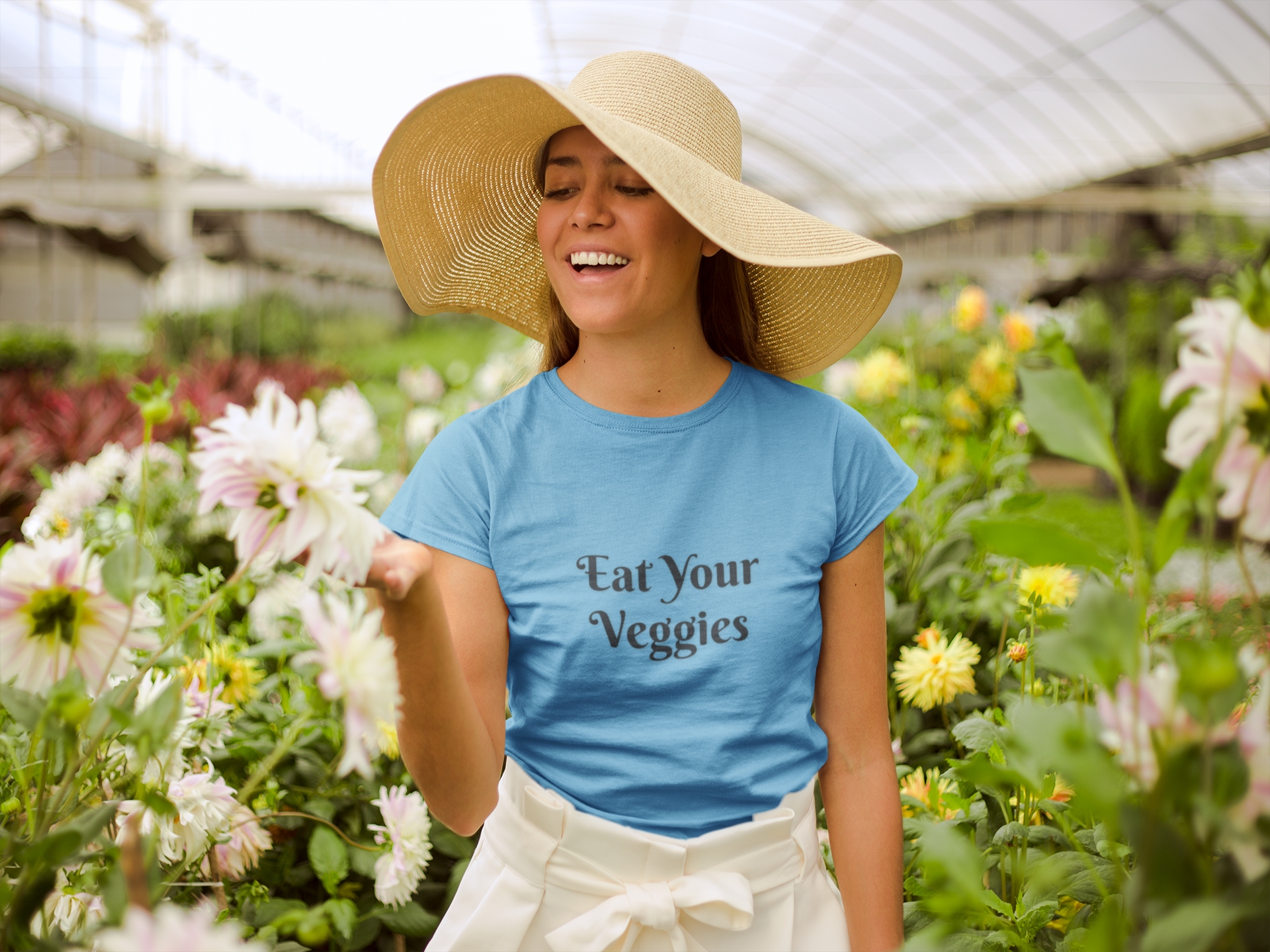 "Eat Your Veggies" Unisex Heavy Cotton Tee product thumbnail image "Eat Your Veggies" Unisex Heavy Cotton Tee product thumbnail image