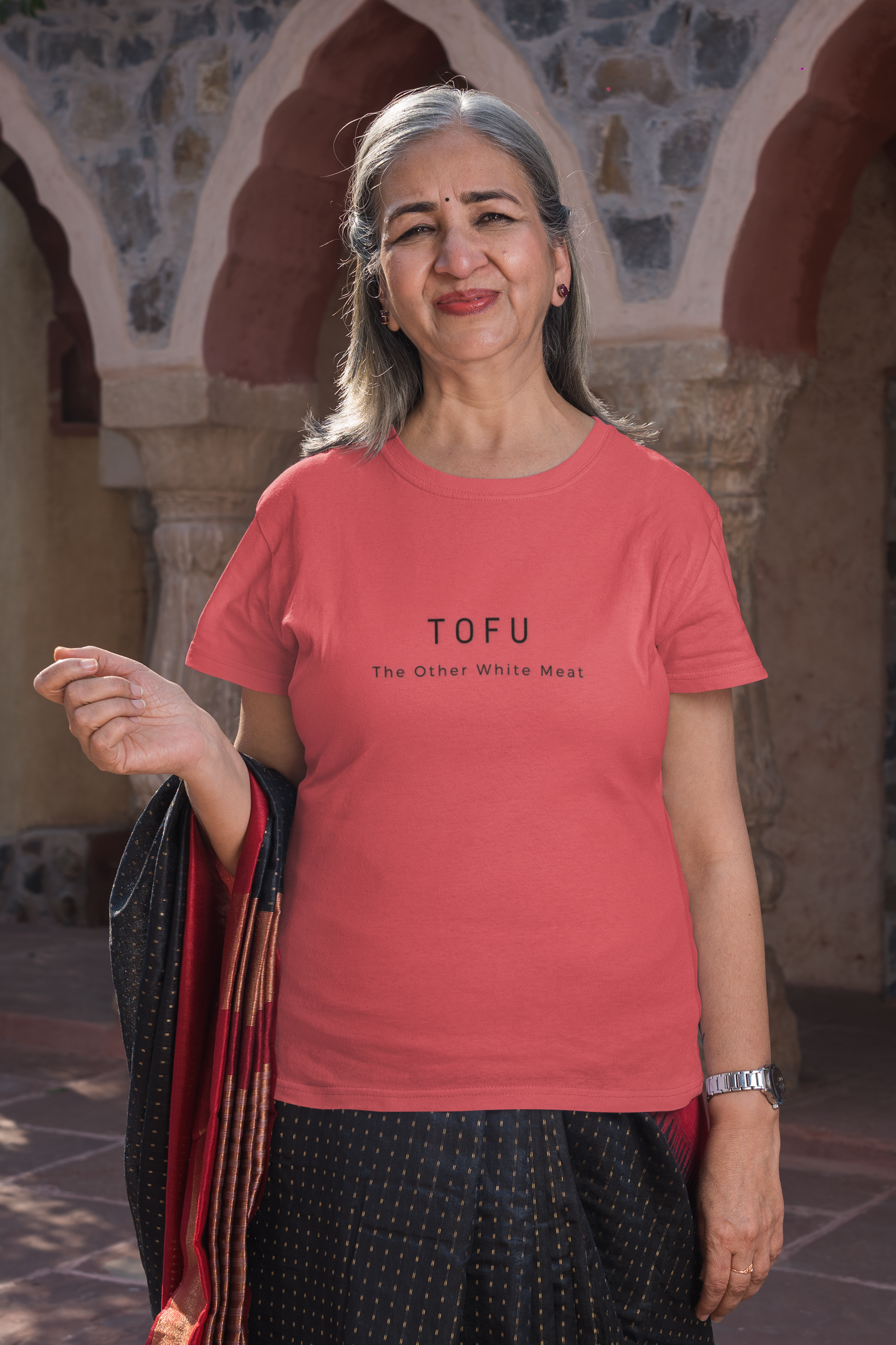 "Tofu The Other White Meat" Unisex Softstyle T-Shirt product thumbnail image