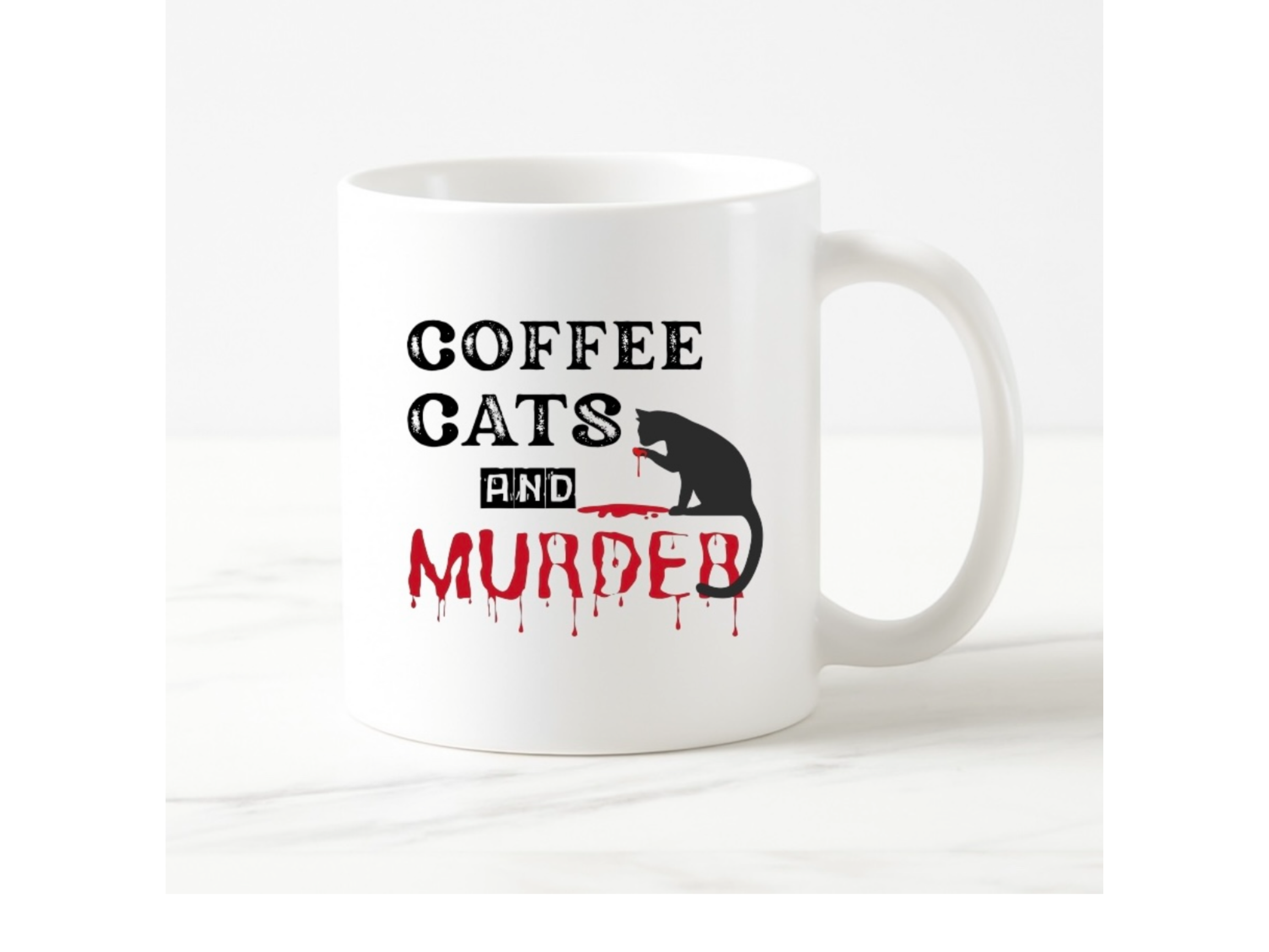 Ceramic Mug - Coffee, Cats and Murder product thumbnail image