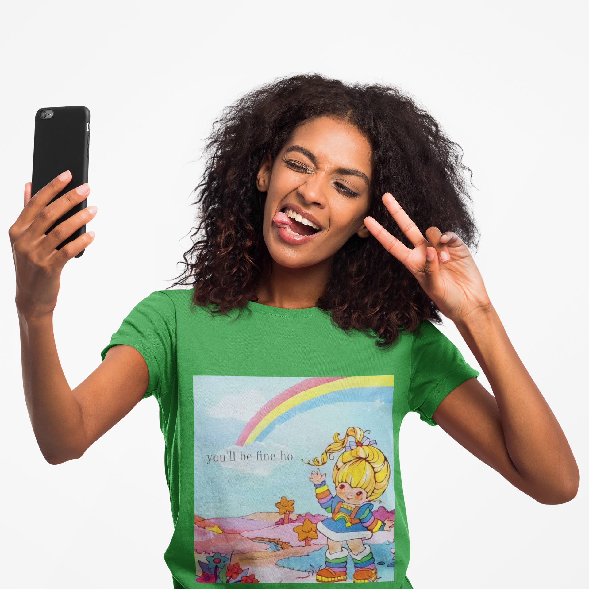 Cheerful Rainbow T-Shirt, Positive Vibes Shirt, Gift for Friends, Motivational Apparel, Casual Style, Fun Gift Idea product thumbnail image Cheerful Rainbow T-Shirt, Positive Vibes Shirt, Gift for Friends, Motivational Apparel, Casual Style, Fun Gift Idea product thumbnail image