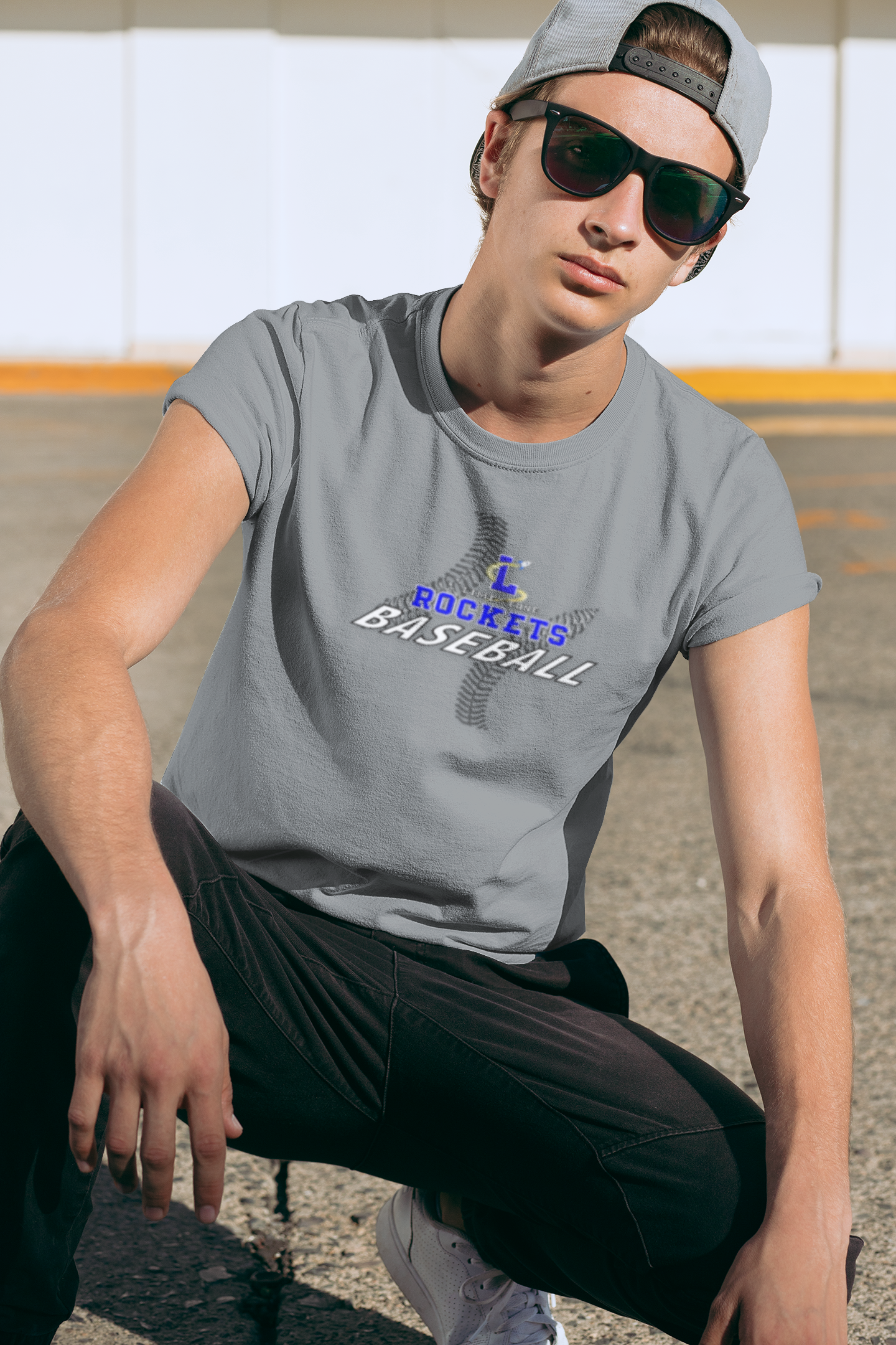 Baseball T-shirt - Limestone Community High School Rockets product thumbnail image Baseball T-shirt - Limestone Community High School Rockets product thumbnail image