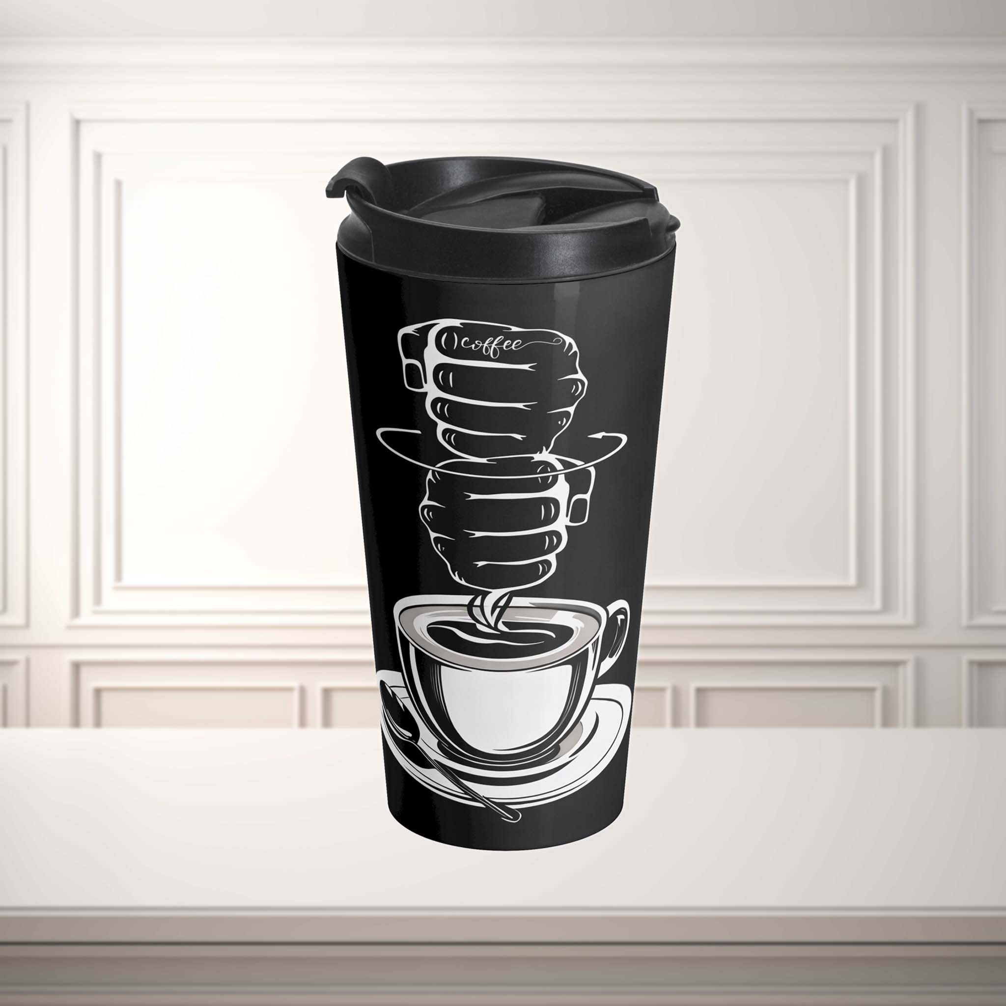 Coffee ASL American Sign Language Tumbler - 20oz Insulated Travel Mug