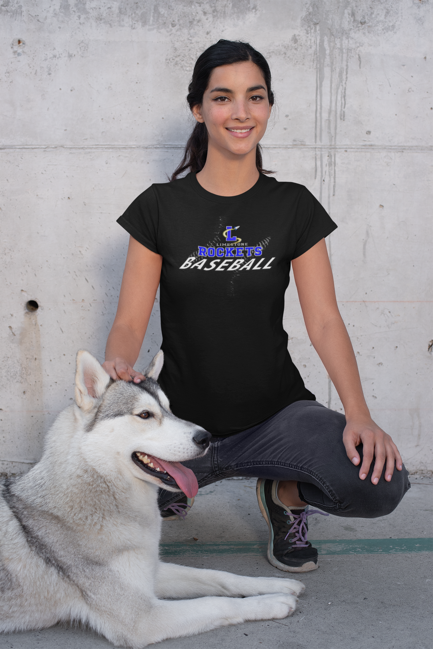 Baseball T-shirt - Limestone Community High School Rockets product thumbnail image Baseball T-shirt - Limestone Community High School Rockets product thumbnail image