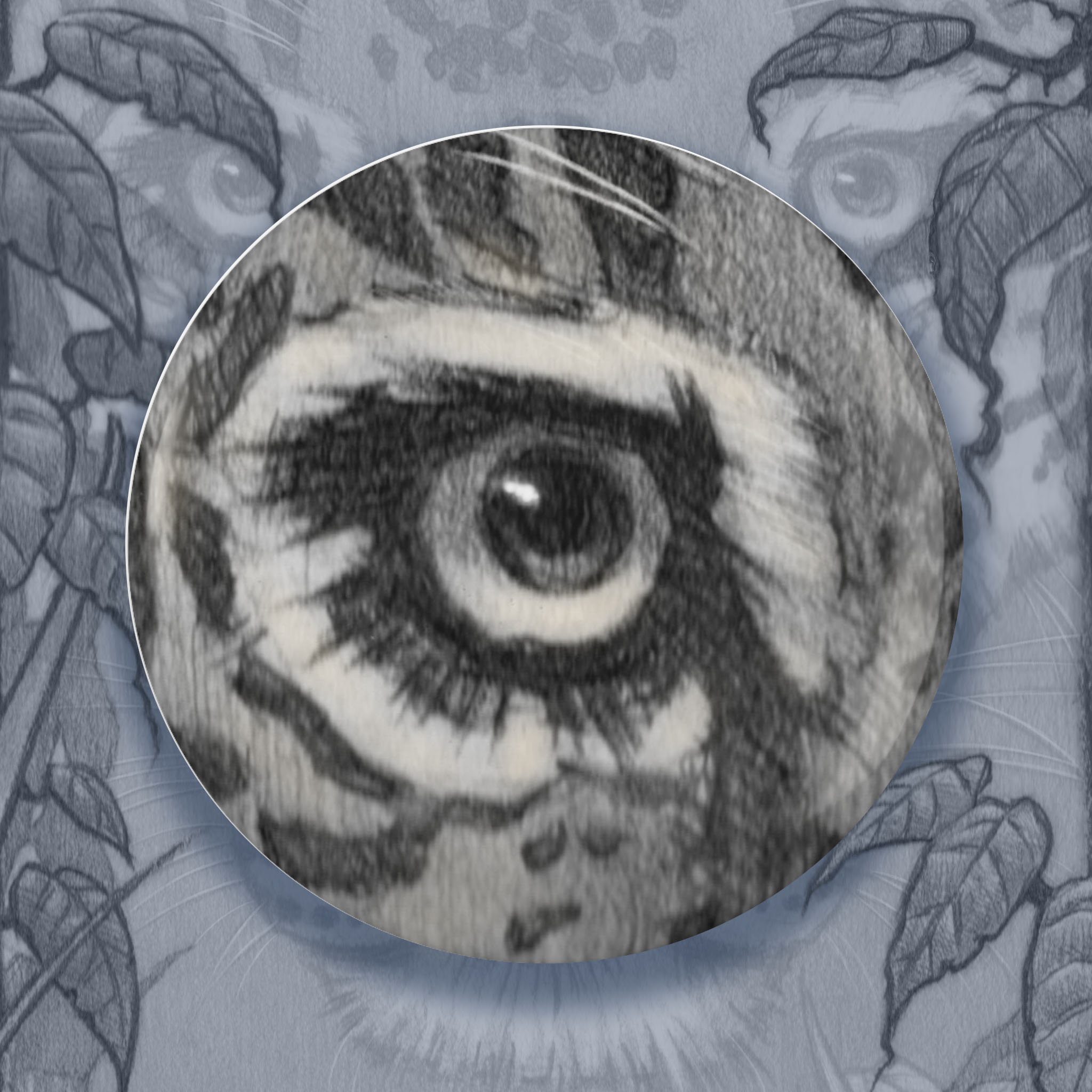 Eye of the Jaguar Round Magnet (Set of 1 or 10) product thumbnail image