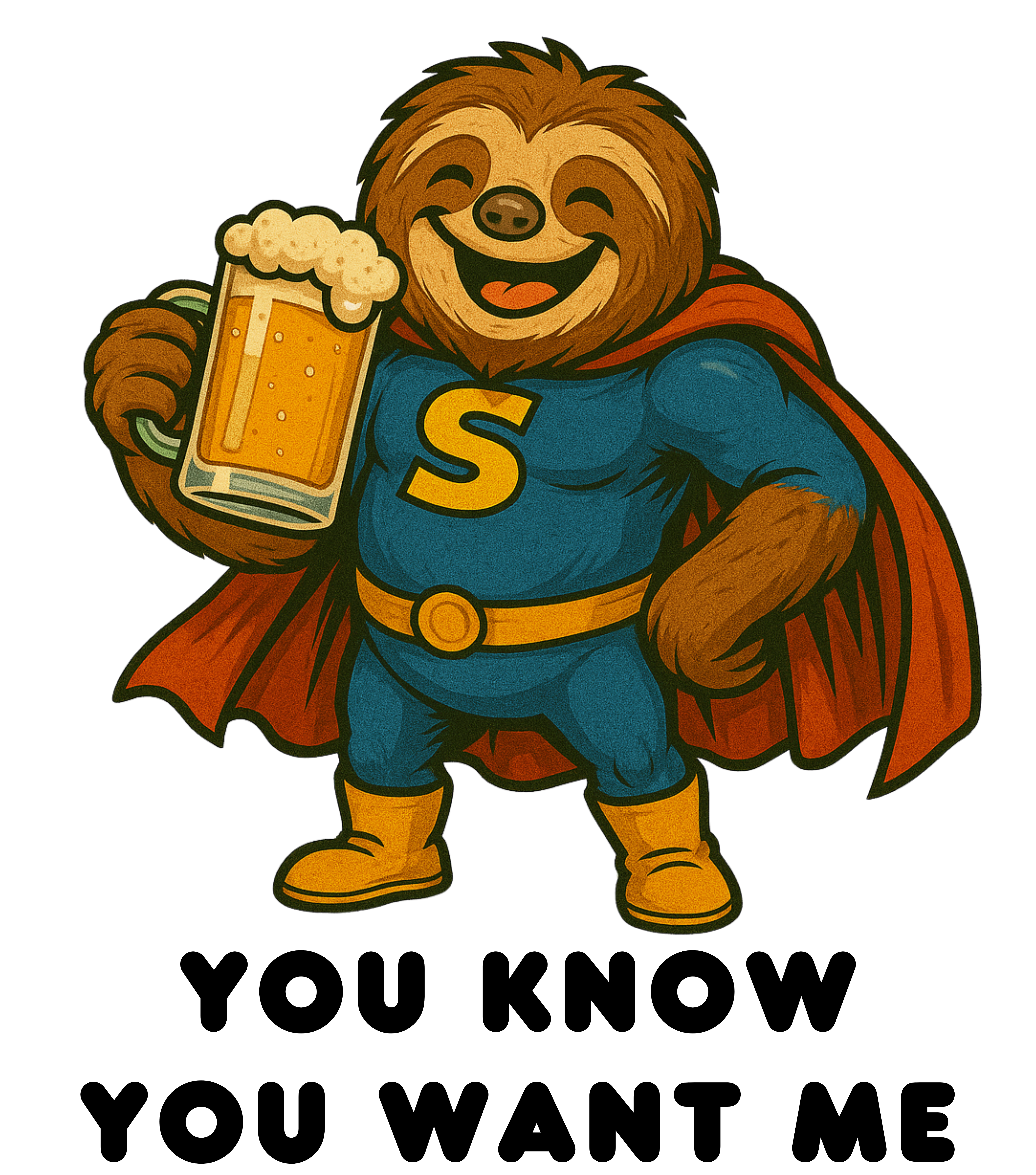 Super Sloth BeerMan T-Shirt - Wants Me Fun Gift - You know You Want Me for Parties, Drink Lovers, Summer Events, Birthdays, Barbecues product thumbnail image Super Sloth BeerMan T-Shirt - Wants Me Fun Gift - You know You Want Me for Parties, Drink Lovers, Summer Events, Birthdays, Barbecues product thumbnail image