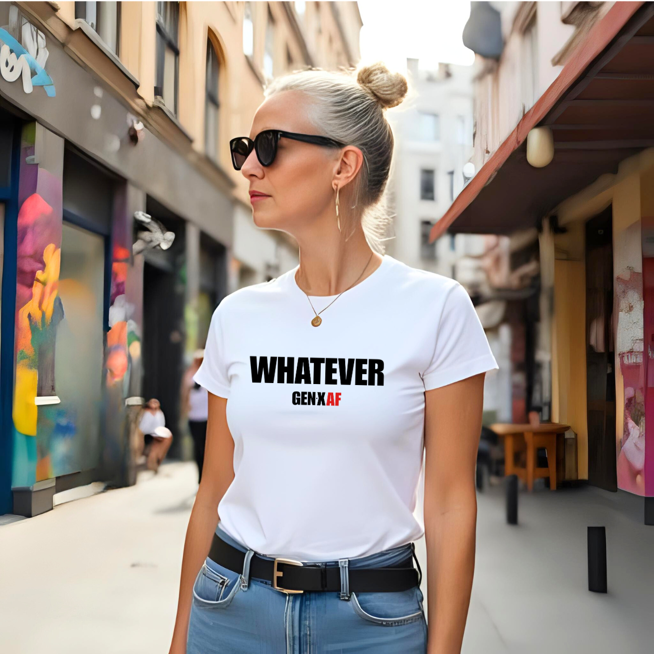 WHATEVER - GenX Classic - Women's Favorite T-Shirt product thumbnail image WHATEVER - GenX Classic - Women's Favorite T-Shirt product thumbnail image