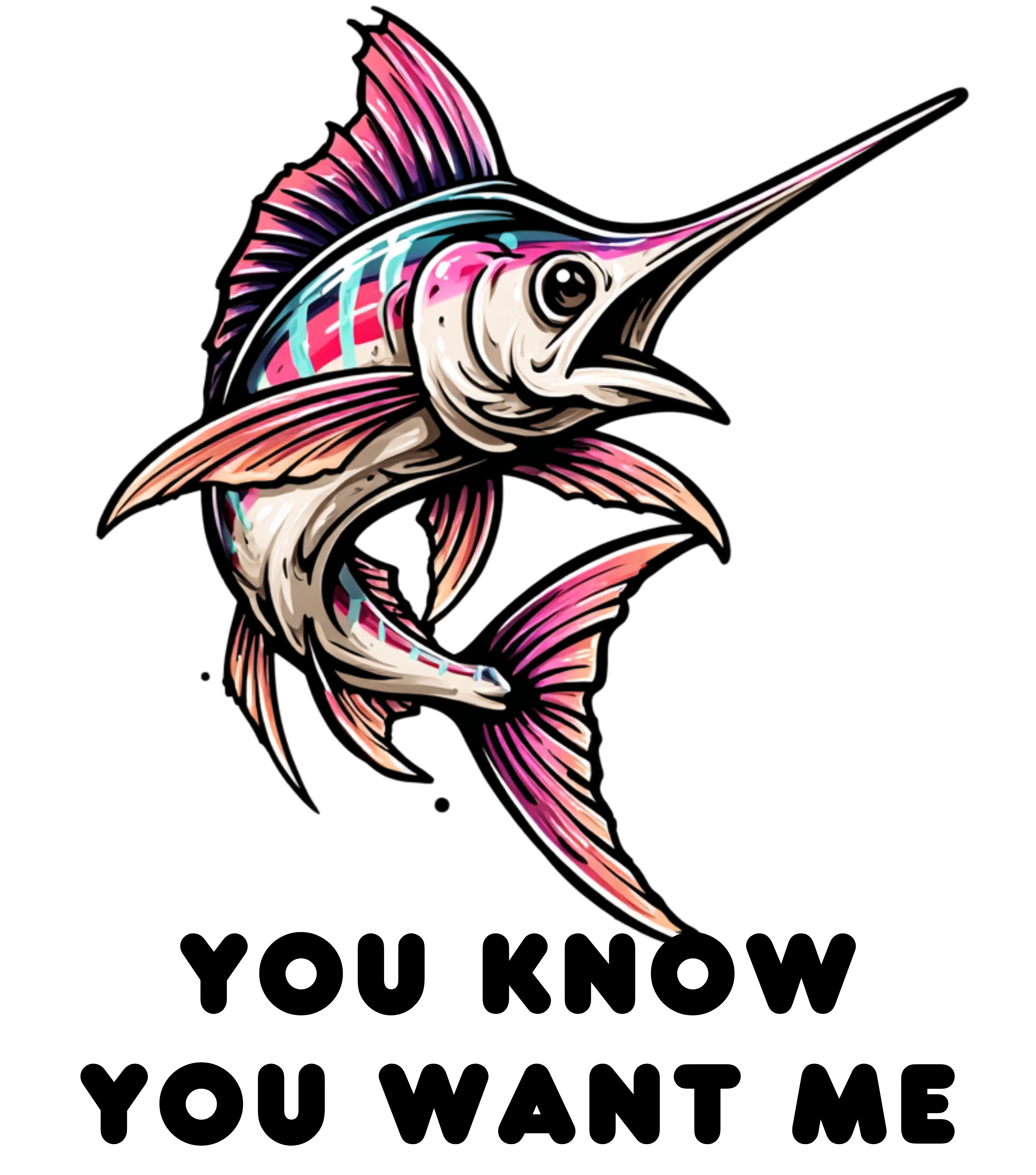 Swordfish Wants Me Casual Graphic You Know You Want Me Tee with Quirky Design, Unisex T-Shirt, Perfect for Everyday Wear, Gift for Animal Lovers, Ideal for Birthdays, Casual [...]