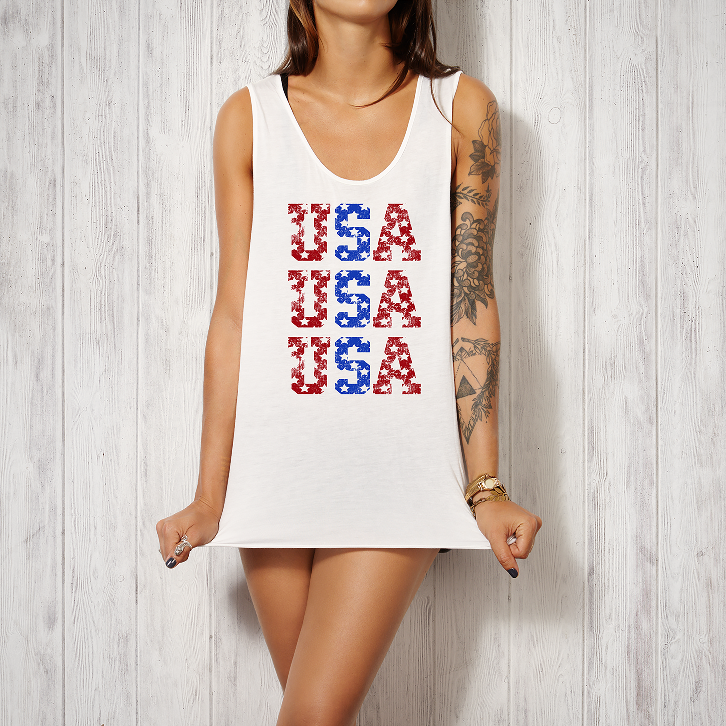 "USA" Unisex Jersey Tank, 4th of July Shirt, Summer, Festival, Independence Day Apparel, Casual Wear product thumbnail image "USA" Unisex Jersey Tank, 4th of July Shirt, Summer, Festival, Independence Day Apparel, Casual Wear product thumbnail image