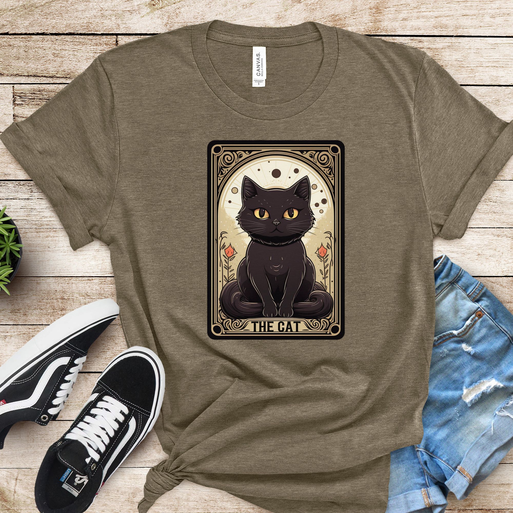 Cat Tarot Card Shirt