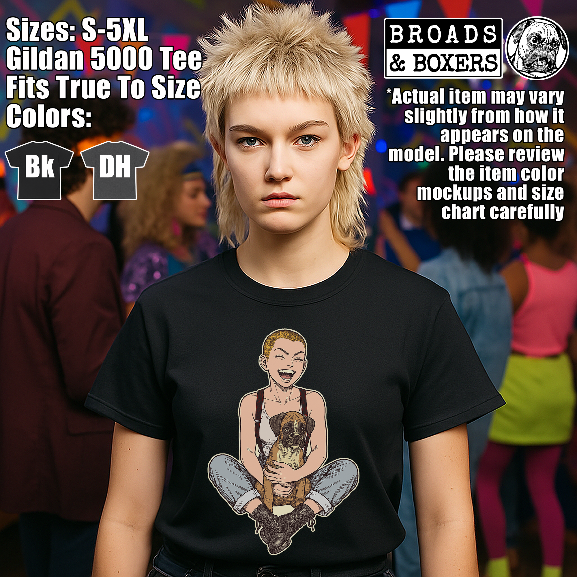 Rude Girl Punk Rocker Boxer Puppy Tee | Rebel Ska Riot Grrl T-Shirt | Fierce Alternative Dog Art | Edgy Streetwear for Boxer Dog Lovers Rude Girl Punk Rocker Boxer Puppy Tee | Rebel Ska Riot Grrl T-Shirt | Fierce Alternative Dog Art | Edgy Streetwear for Boxer Dog Lovers